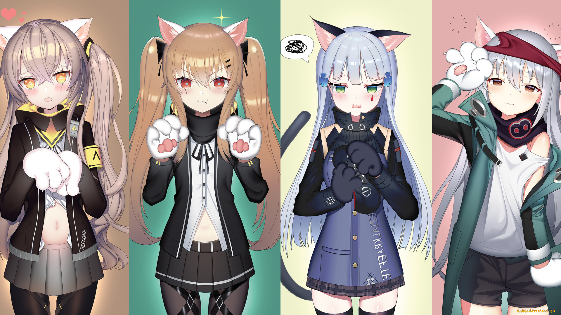 аниме, girls, frontline, девушки