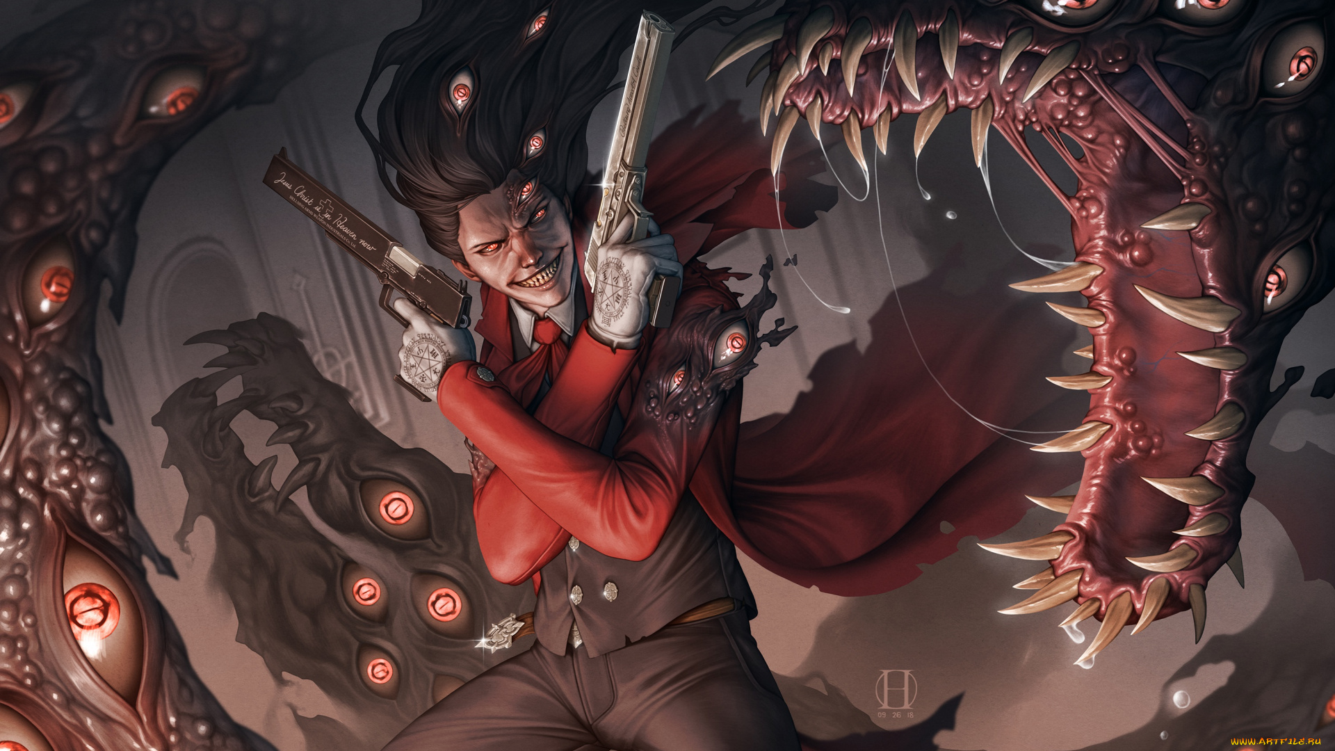 аниме, hellsing, хелсинг