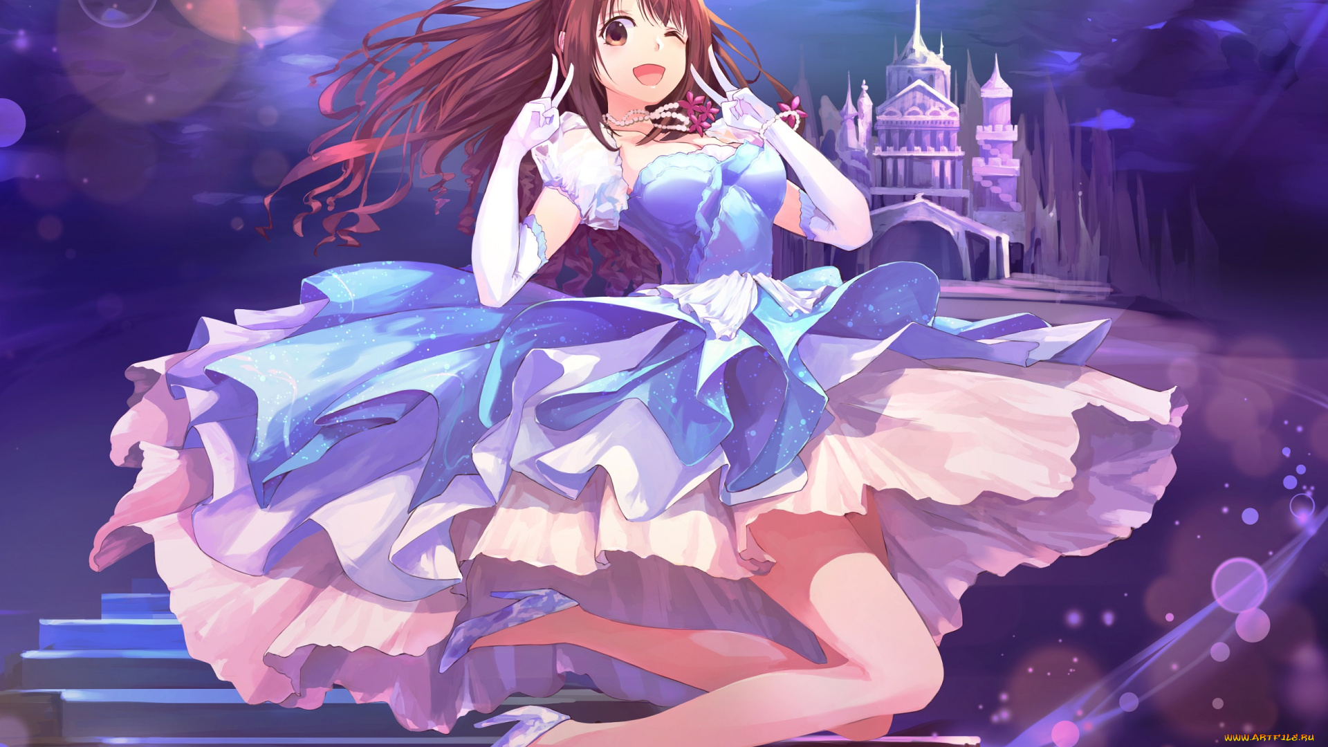 аниме, idolm@ster, меч, девушка