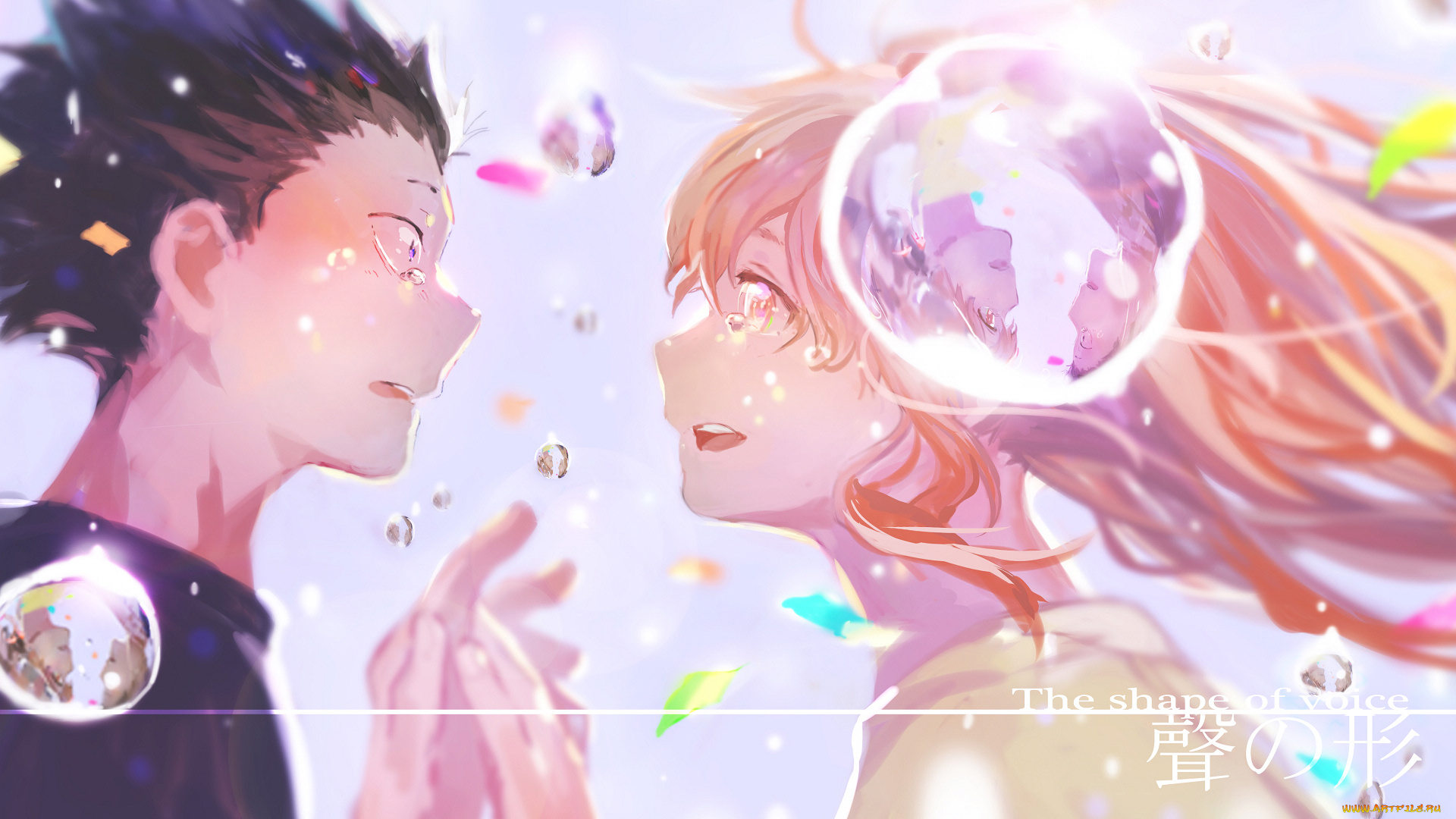 аниме, koe, no, katachi, форма, голоса