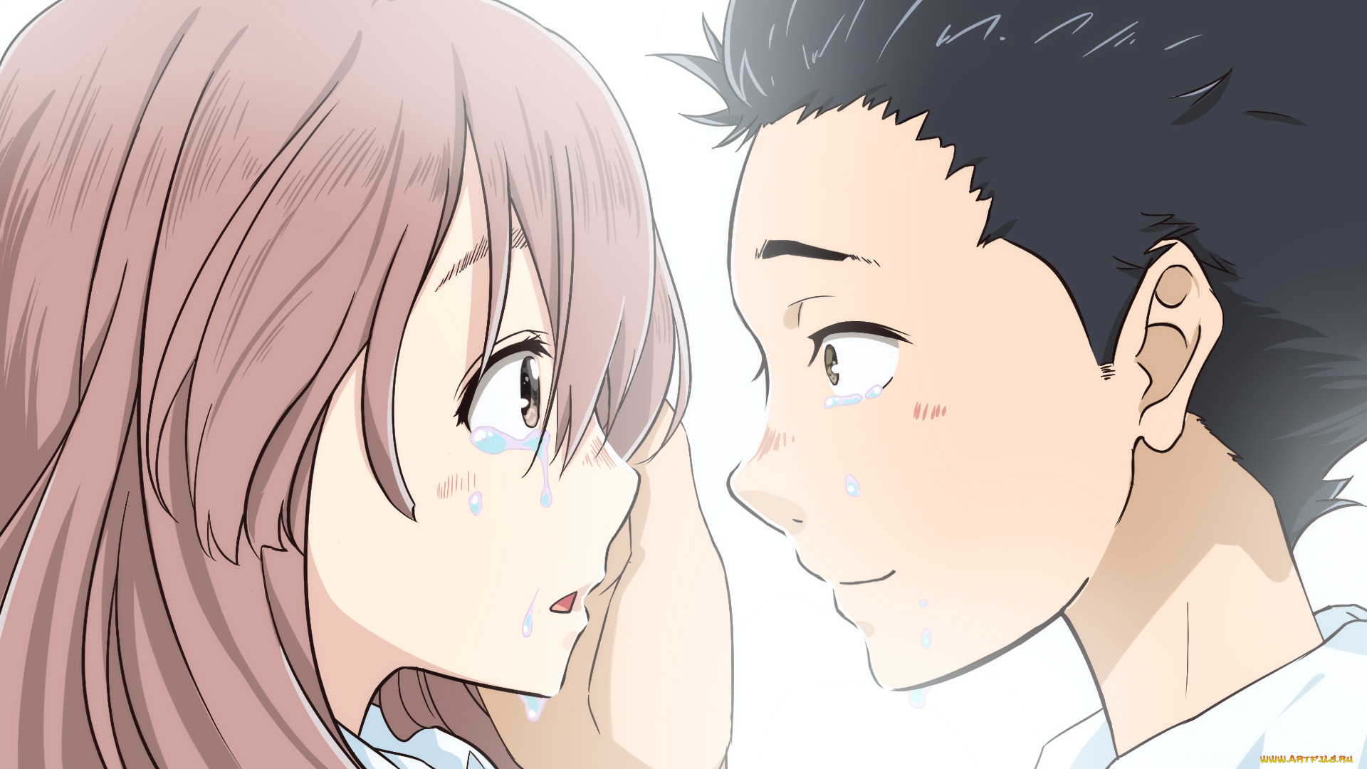 аниме, koe, no, katachi, форма, голоса