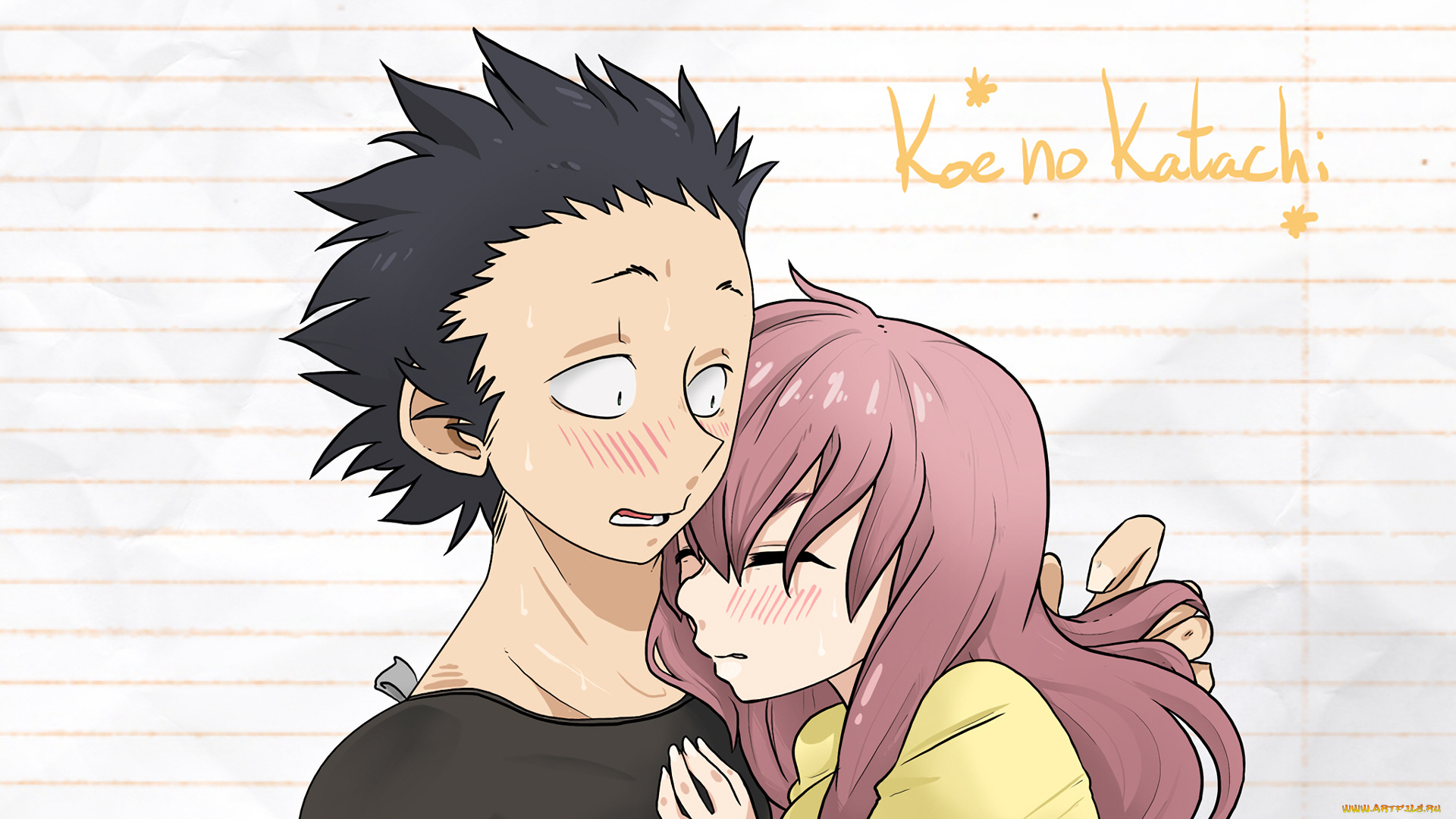 аниме, koe, no, katachi, форма, голоса