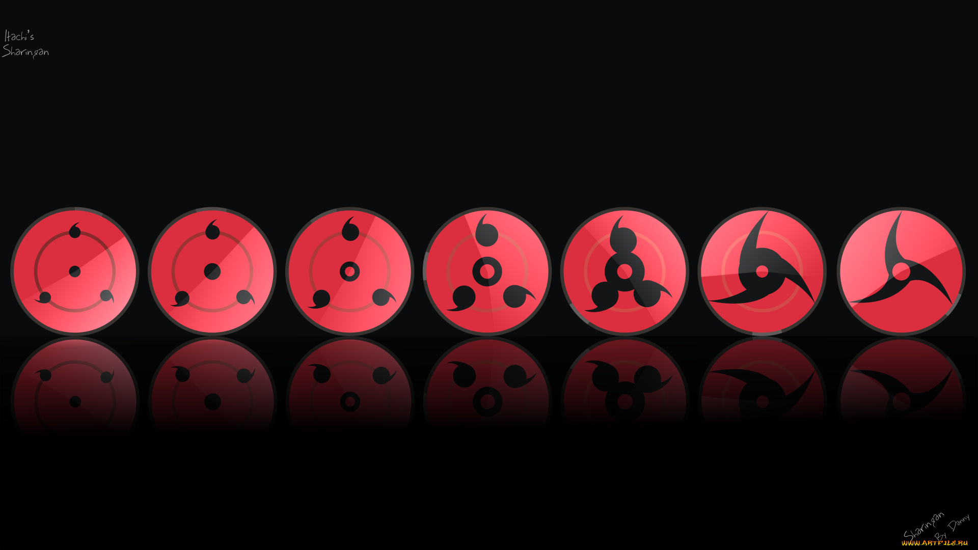 аниме, naruto, шаринган, рисунок, учиха, итачи