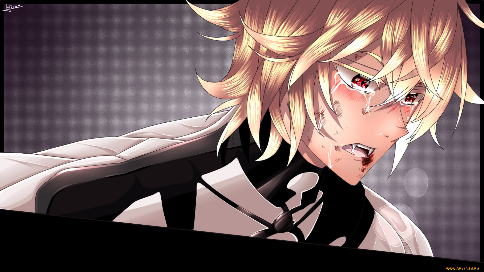 аниме, owari, no, seraph, вампир