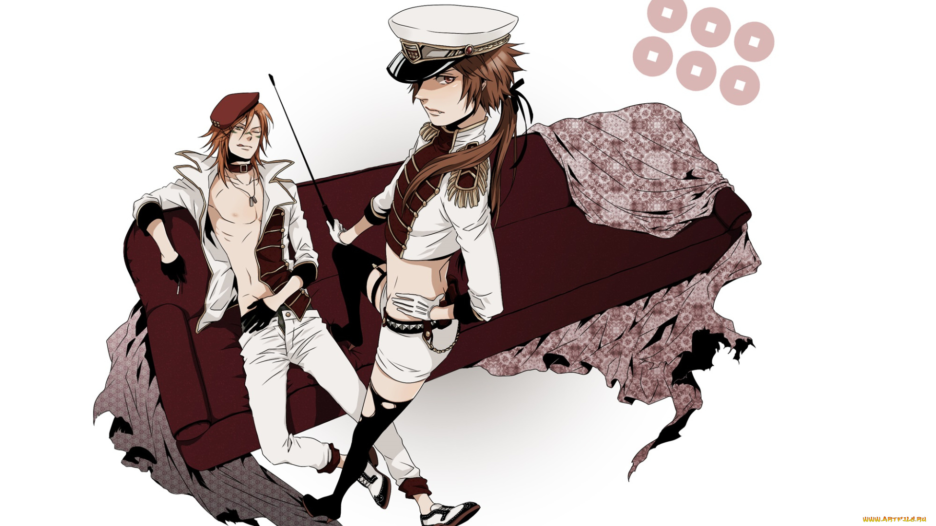 аниме, sengoku, basara, парни