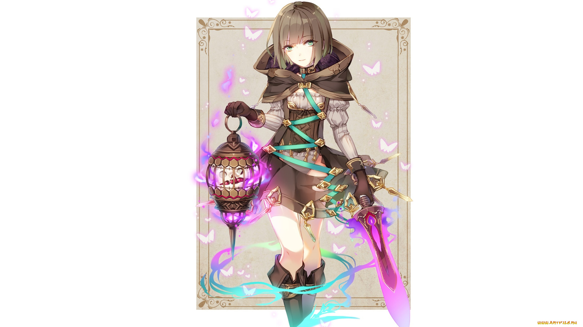 аниме, sinoalice, девушка