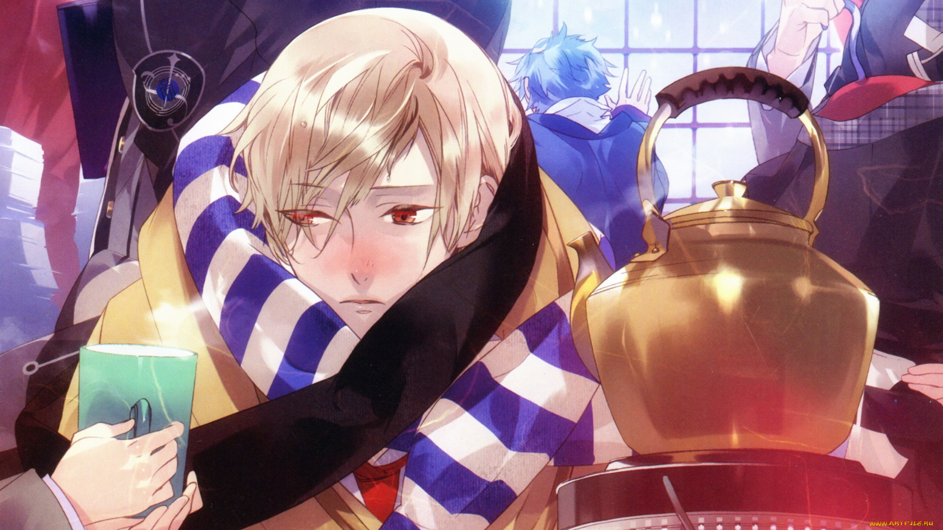 аниме, starry&, 9734, sky, звёздное, небо