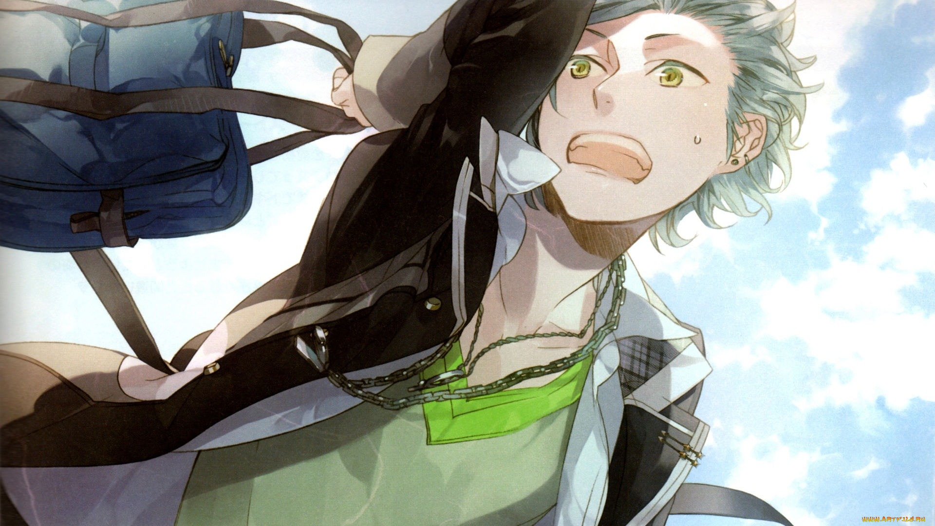 аниме, starry&, 9734, sky, звёздное, небо