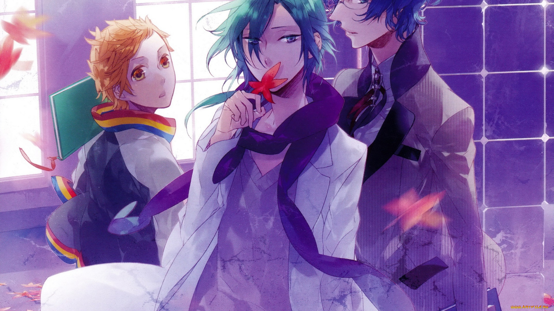 аниме, starry&, 9734, sky, звёздное, небо