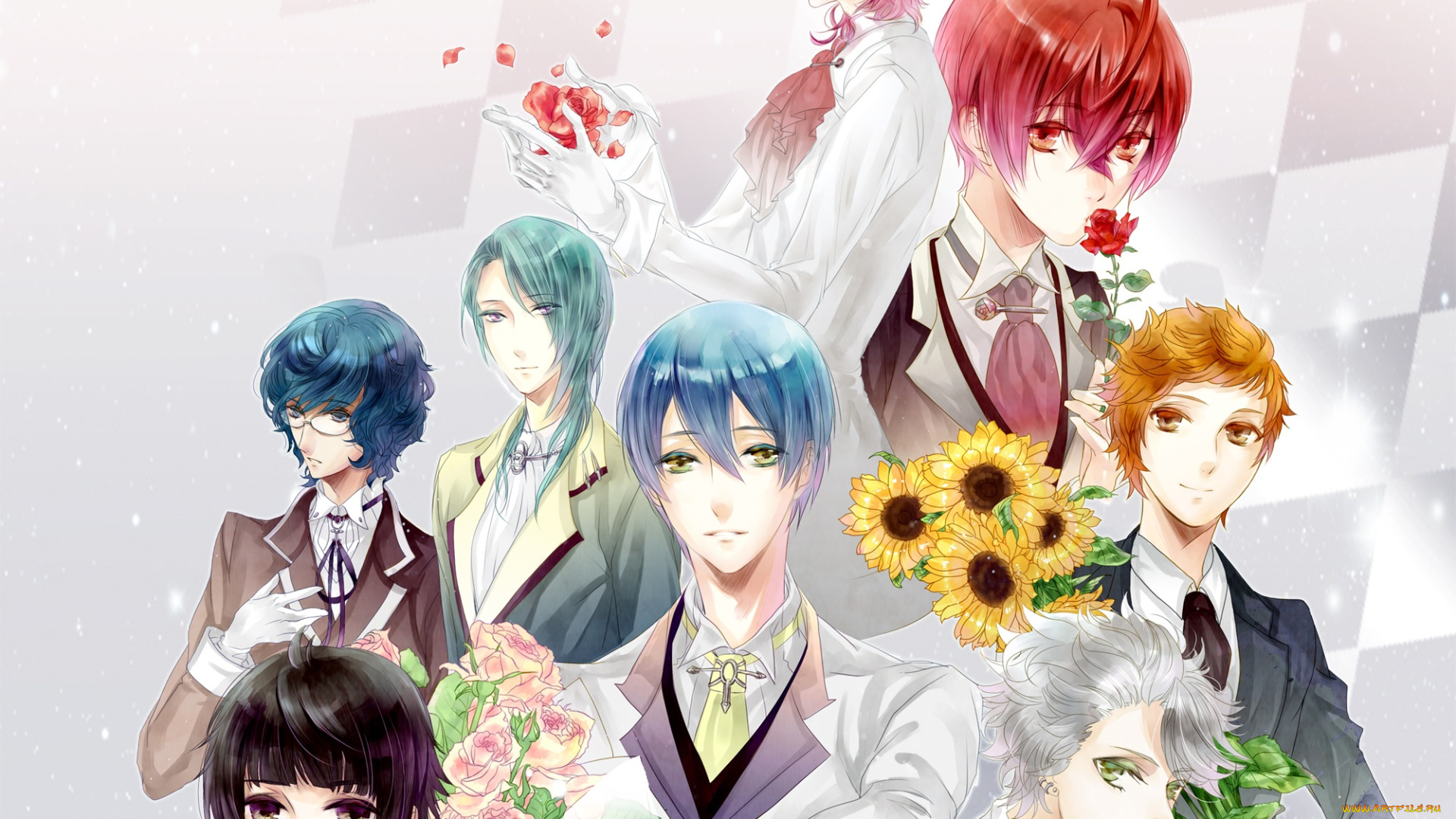 аниме, starry&, 9734, sky, звёздное, небо