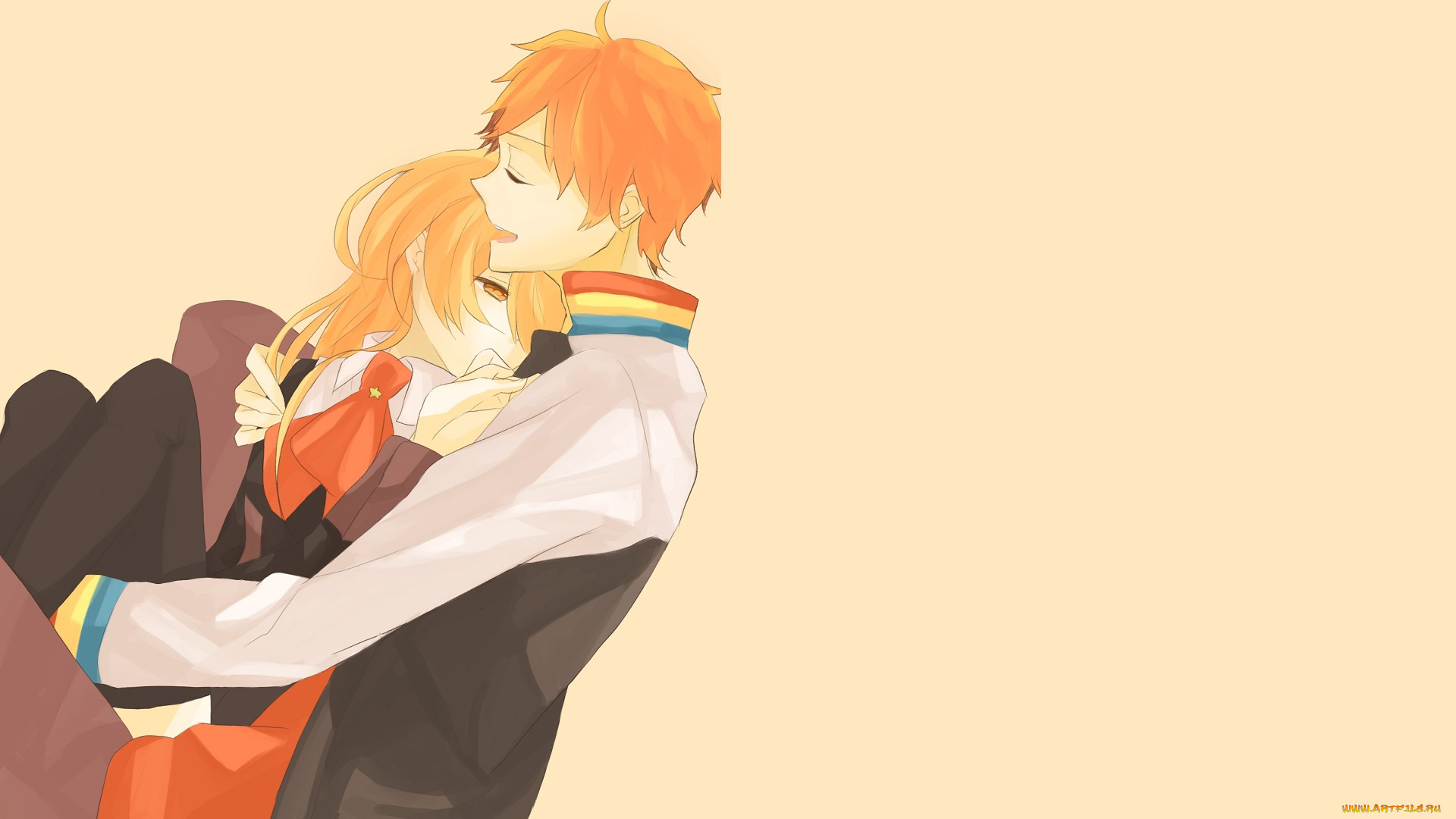 аниме, starry&, 9734, sky, звёздное, небо