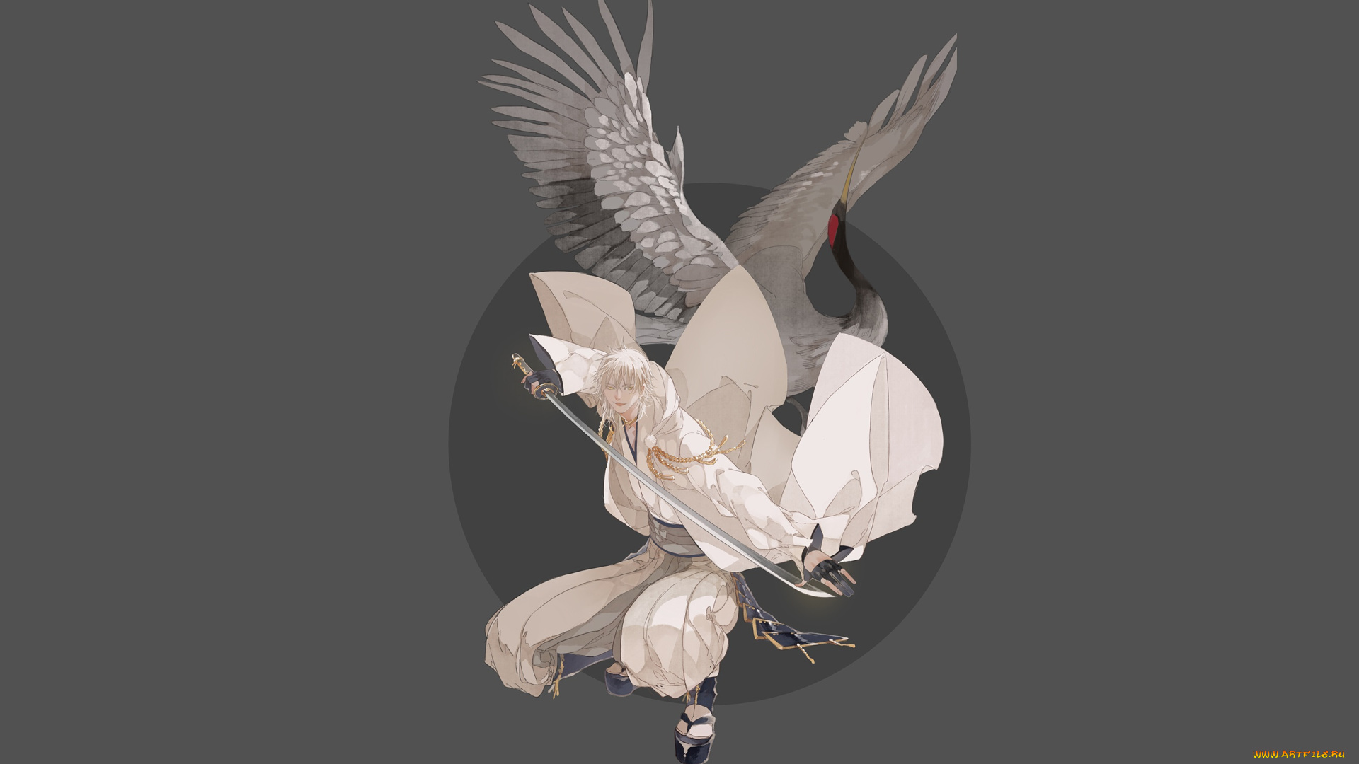 аниме, touken, ranbu, парень