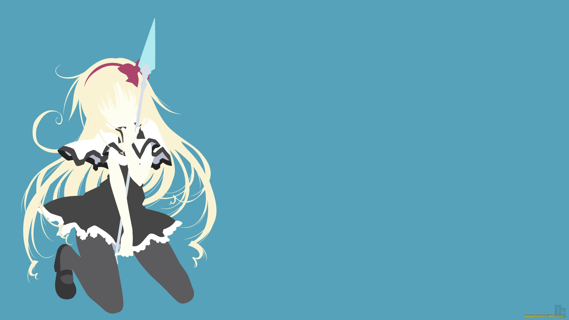 аниме, unknown, , другое, , фон, взгляд, девушка