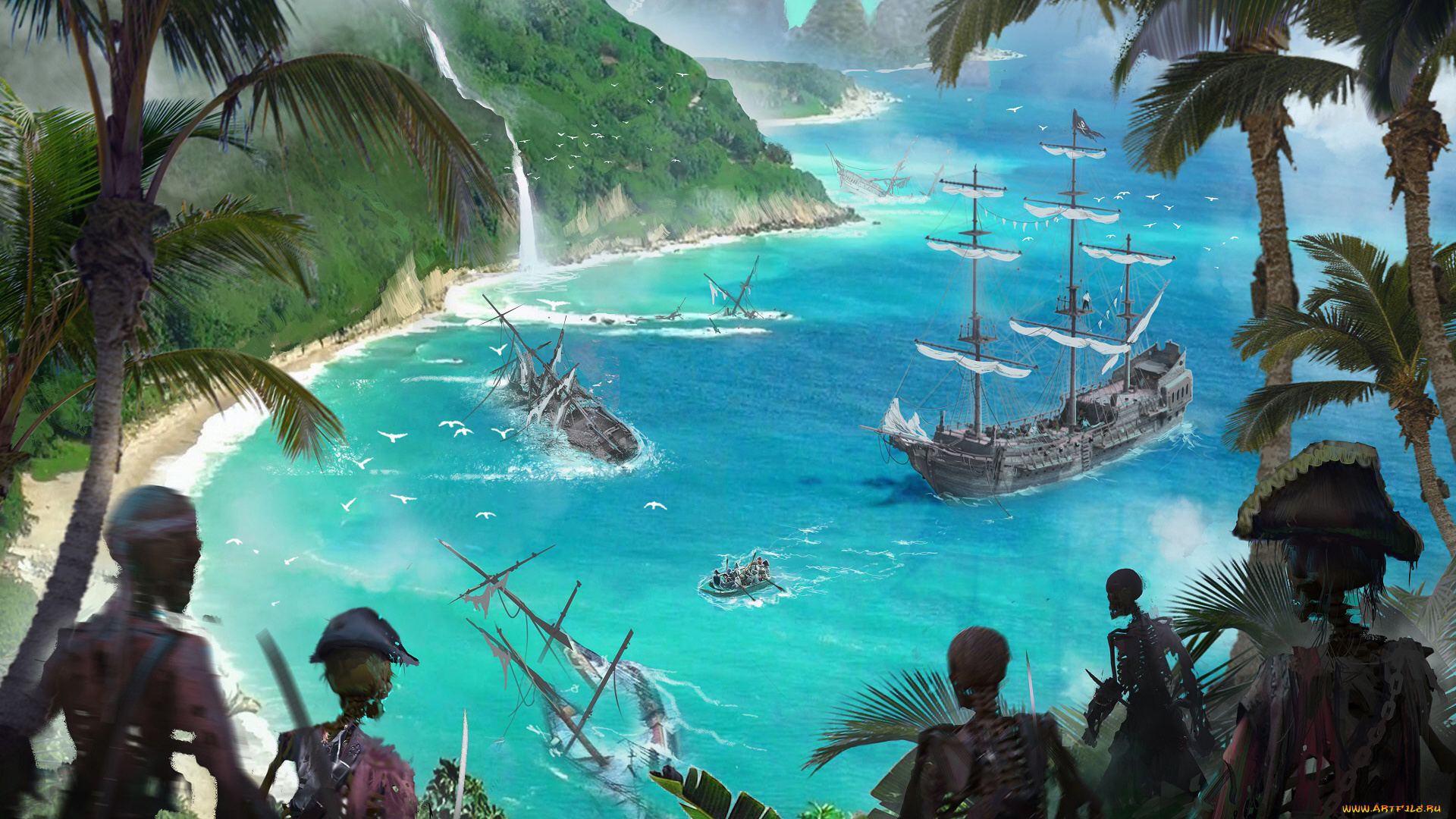 фэнтези, нежить, пираты