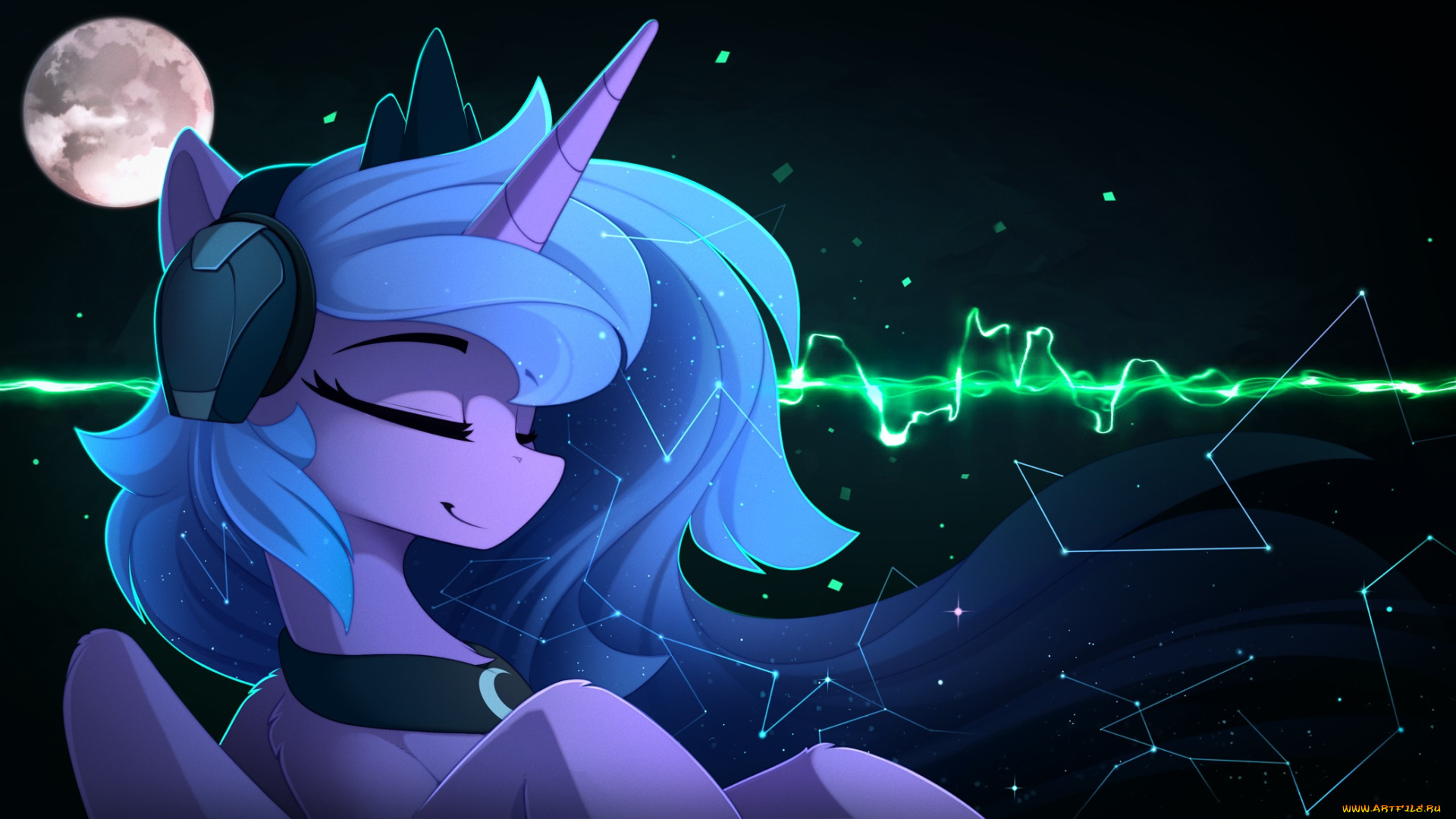 мультфильмы, my, little, pony, фон, пони