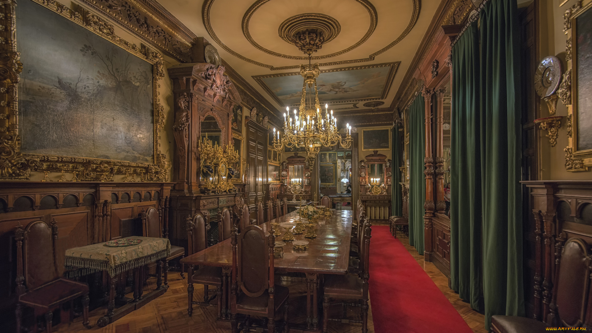 museo, cerralbo, , madrid, интерьер, столовая, декор