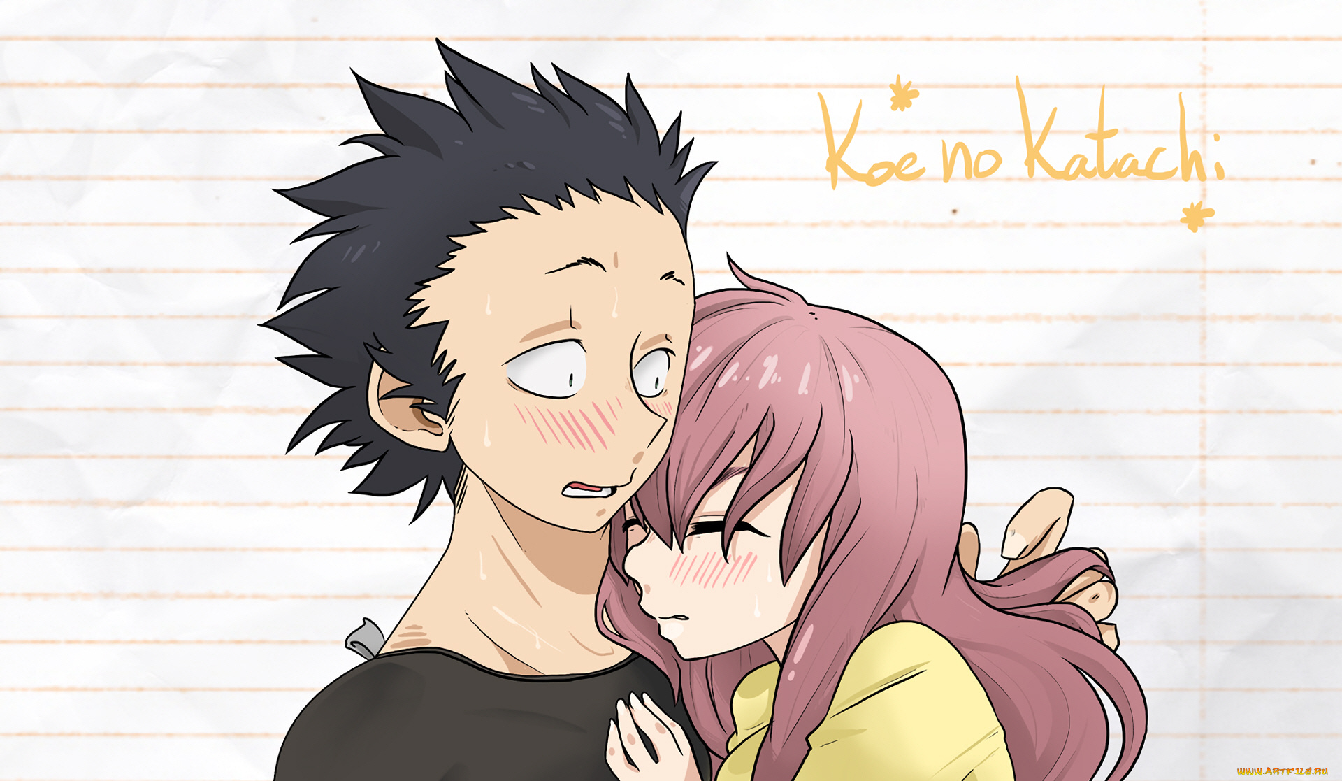 аниме, koe, no, katachi, форма, голоса