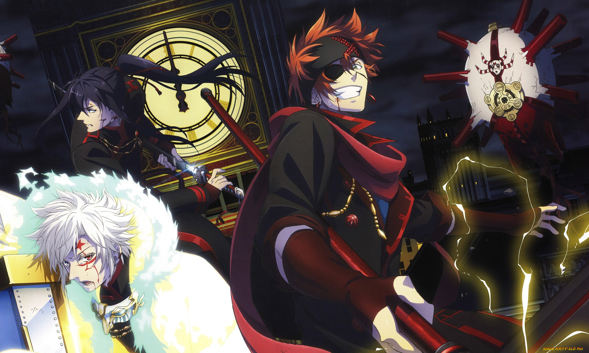 аниме, , gray-man, парни