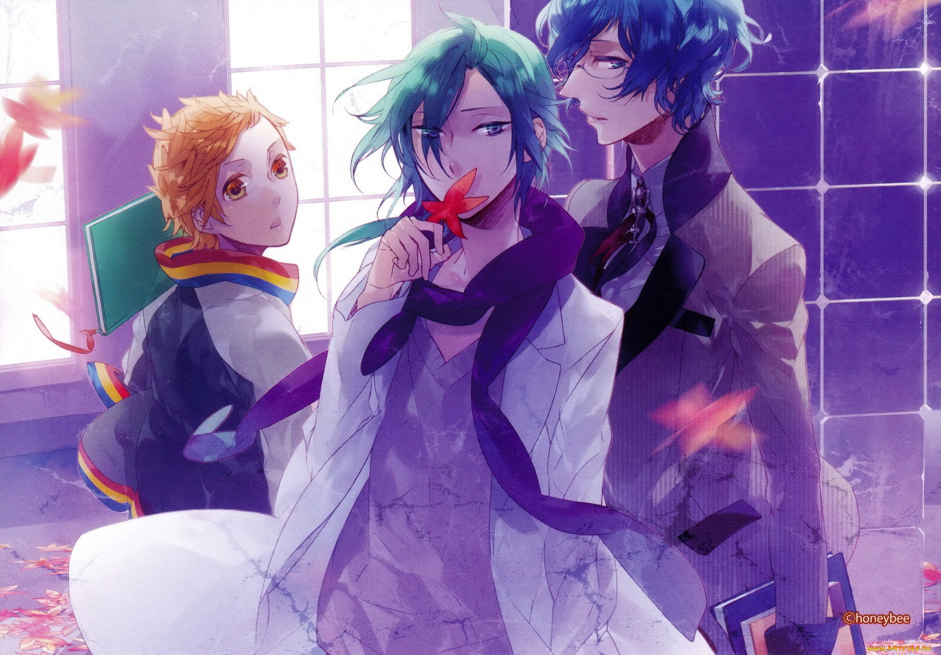 аниме, starry&, 9734, sky, звёздное, небо