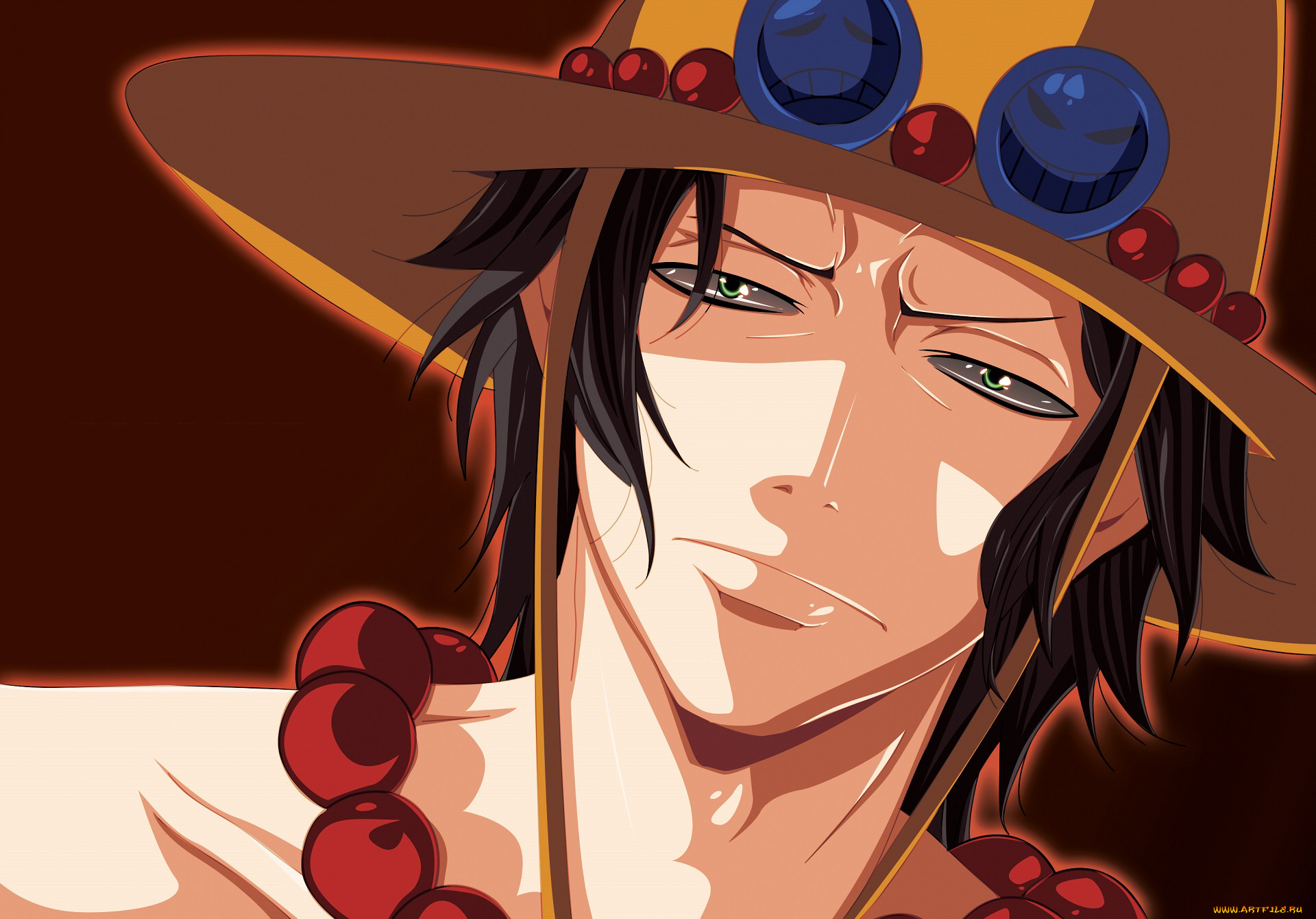 аниме, one, piece, парень