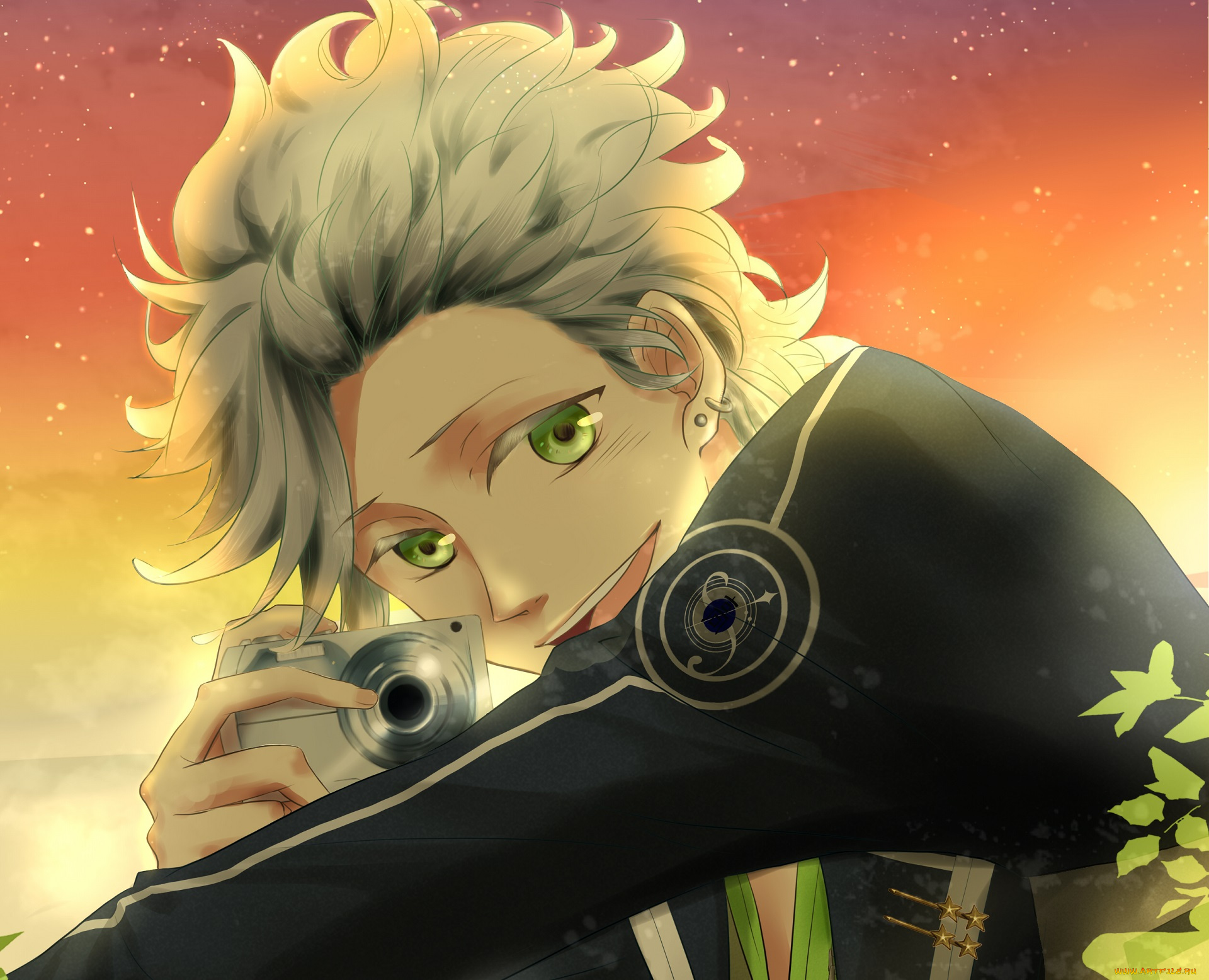 аниме, starry&, 9734, sky, звёздное, небо