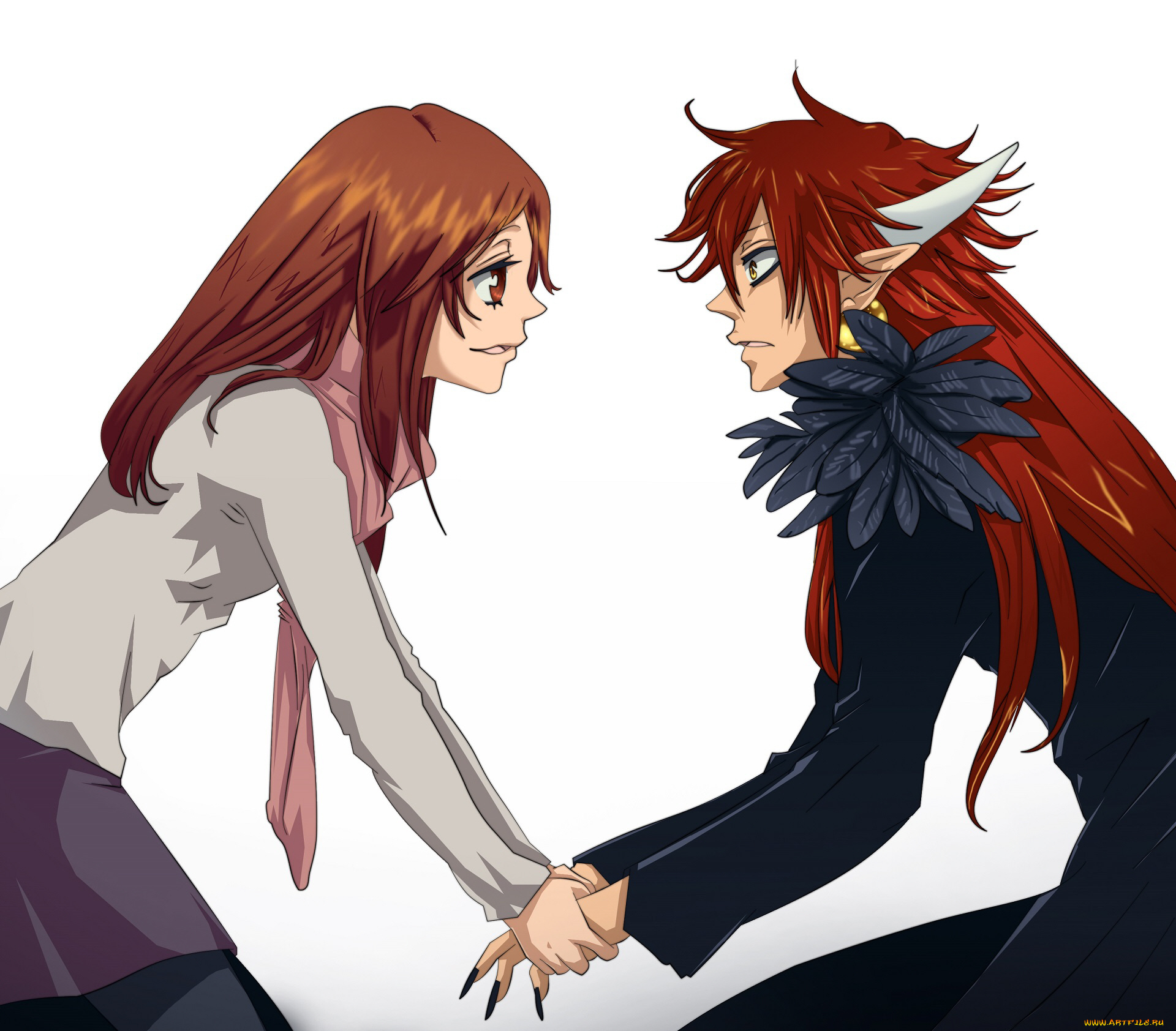 аниме, kamisama, hajimemashita, двое