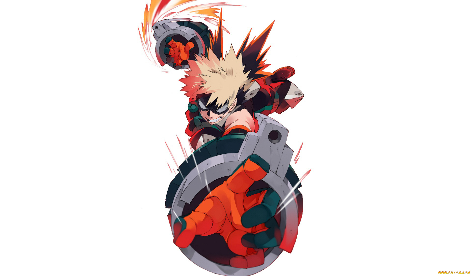 аниме, boku, no, hero, academia, бакуго