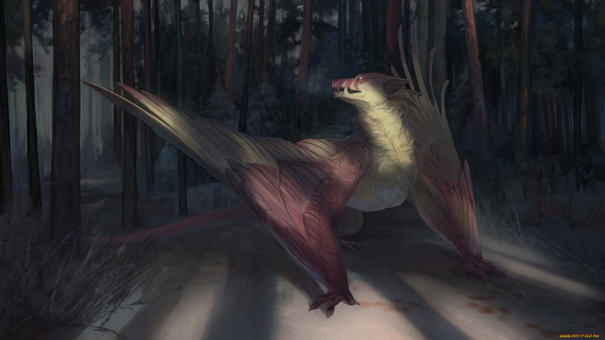 рисованное, животные, , сказочные, , мифические, существо