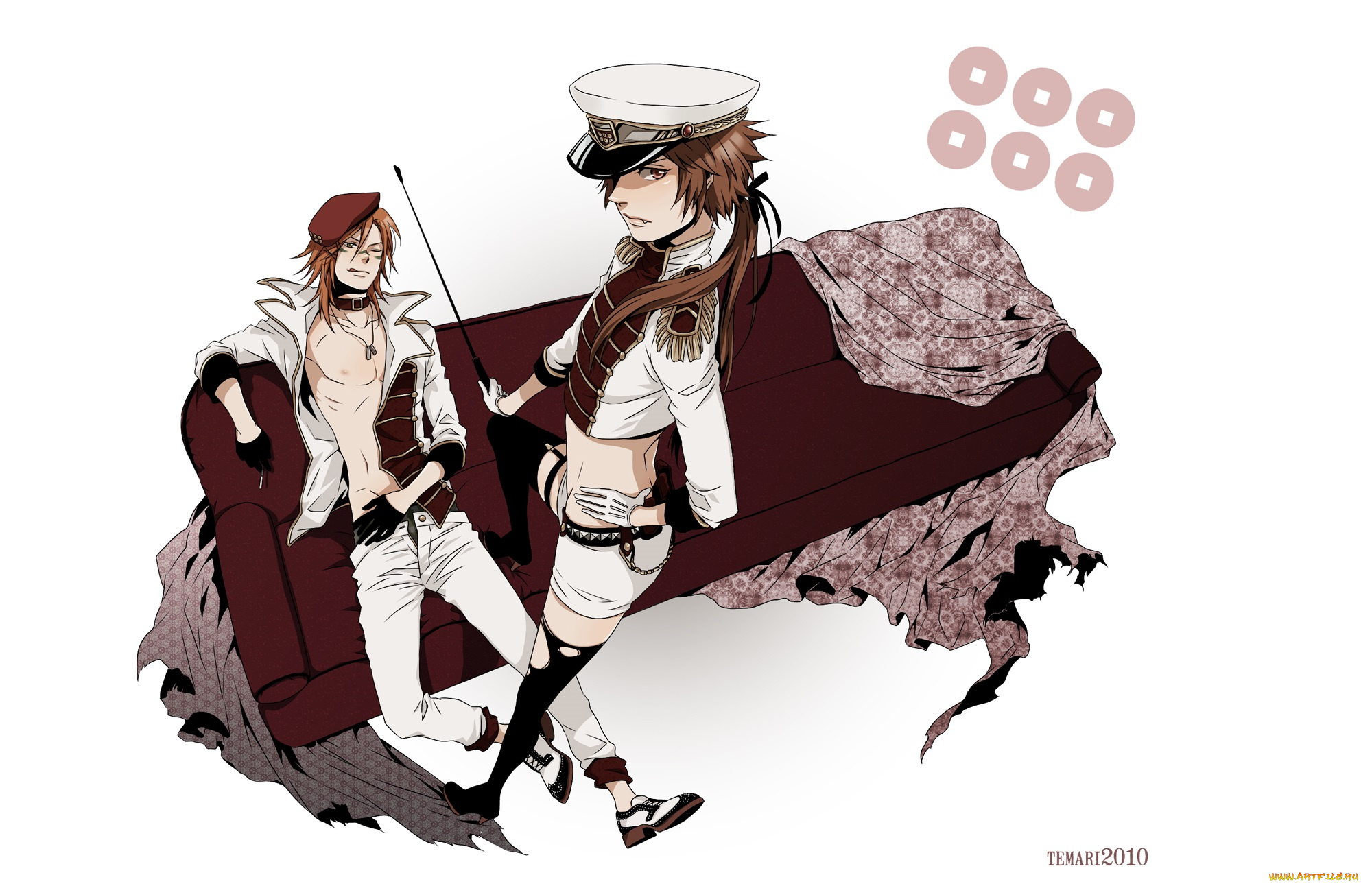 аниме, sengoku, basara, парни