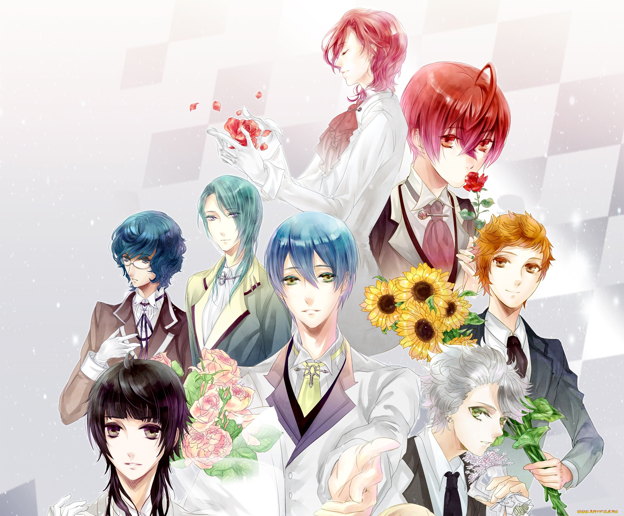 аниме, starry&, 9734, sky, звёздное, небо