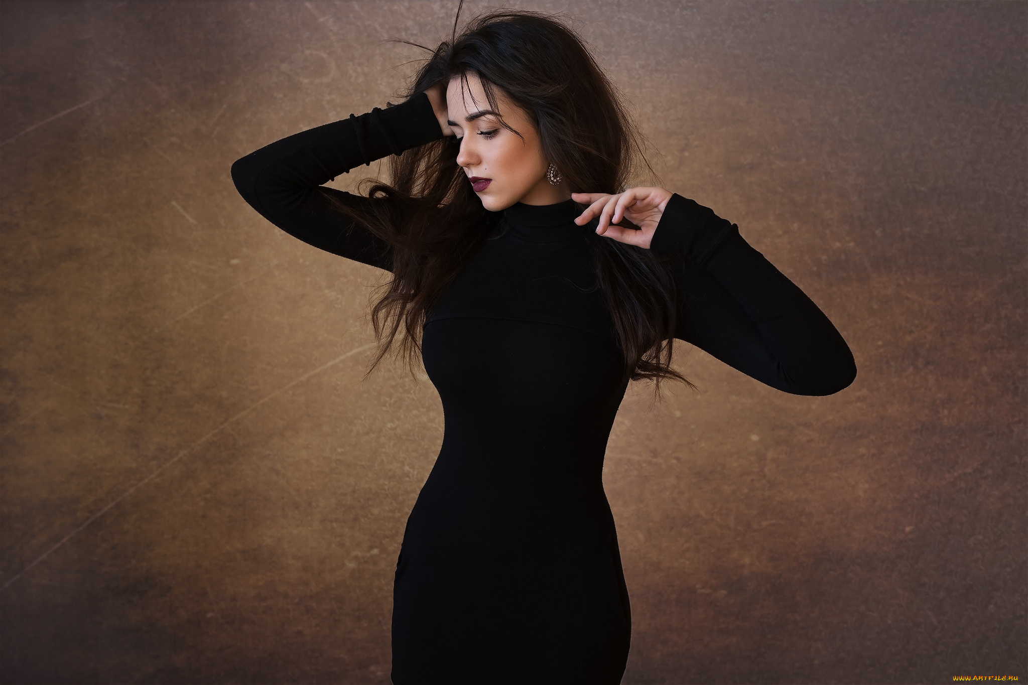 девушка, девушки, -unsort, , брюнетки, темноволосые, модель