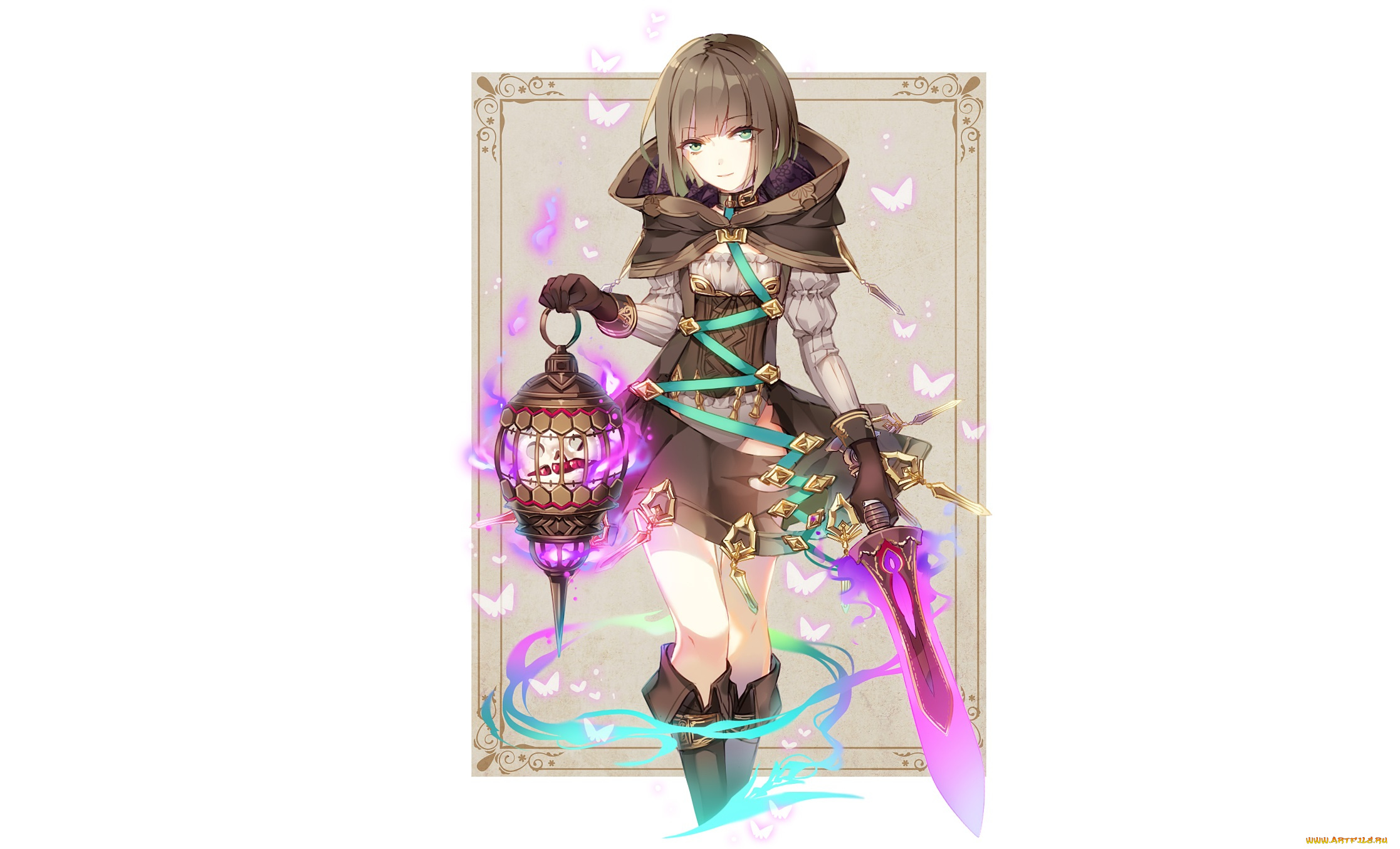 аниме, sinoalice, девушка