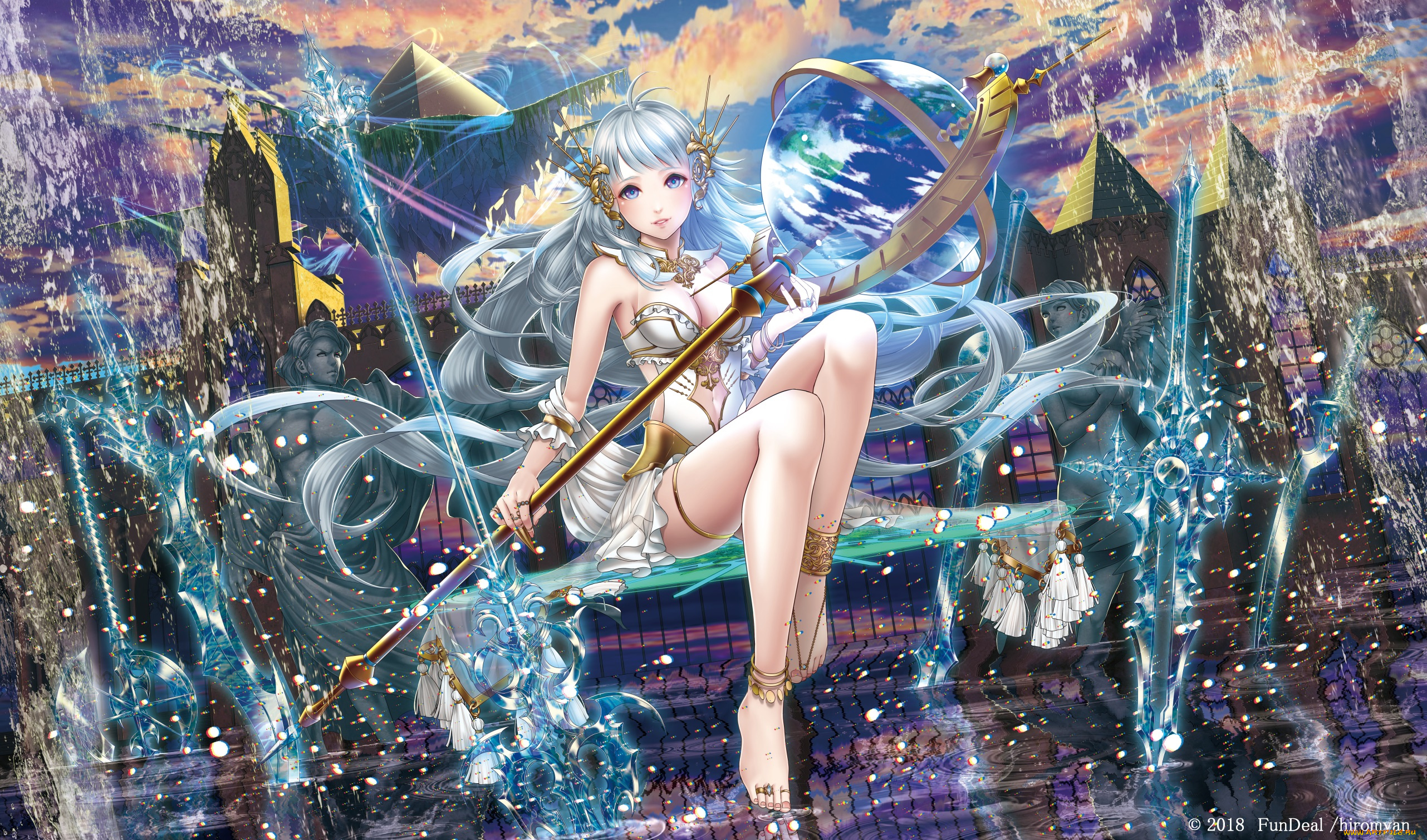 аниме, магия, , колдовство, , halloween, девушка