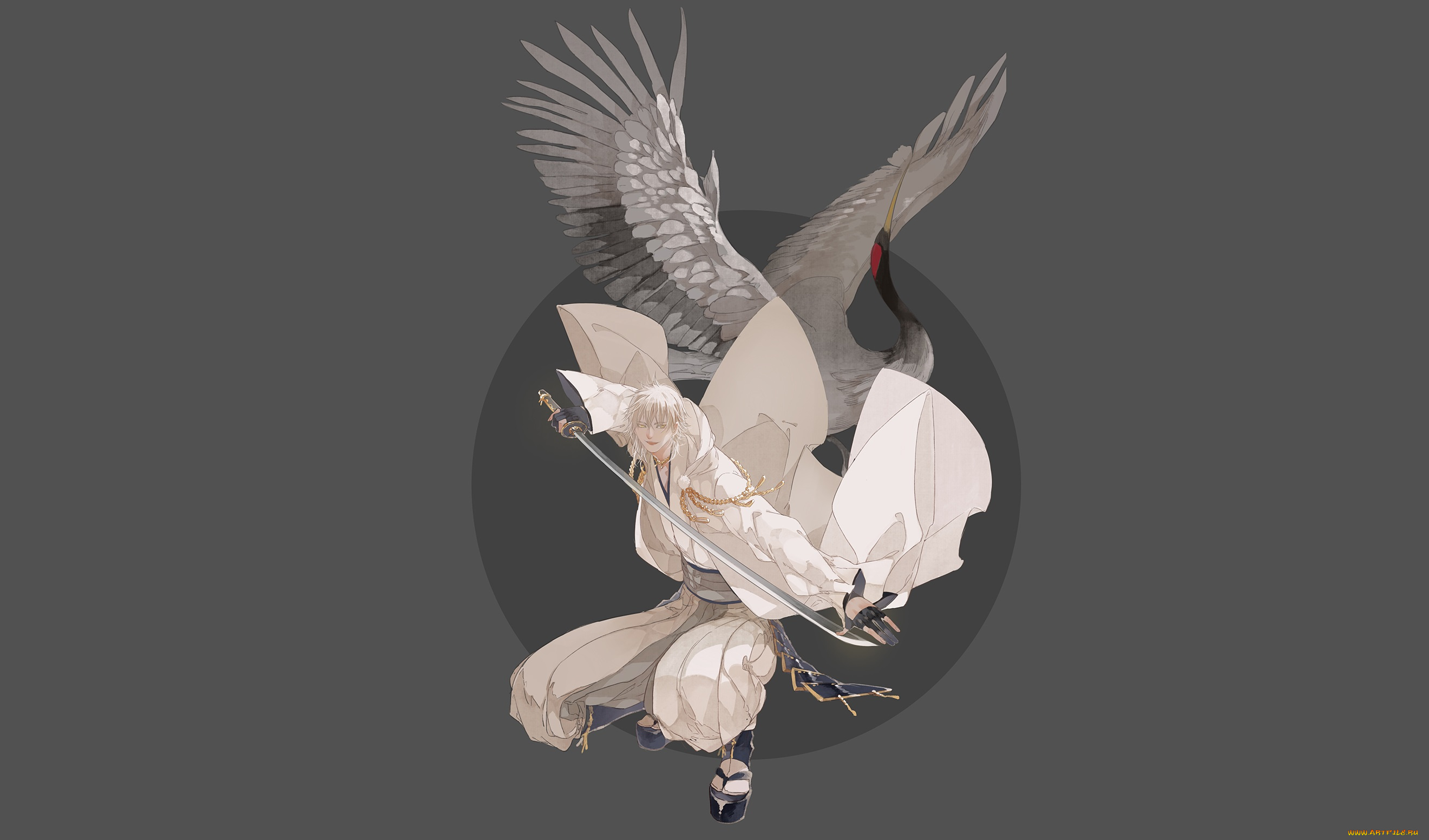 аниме, touken, ranbu, парень