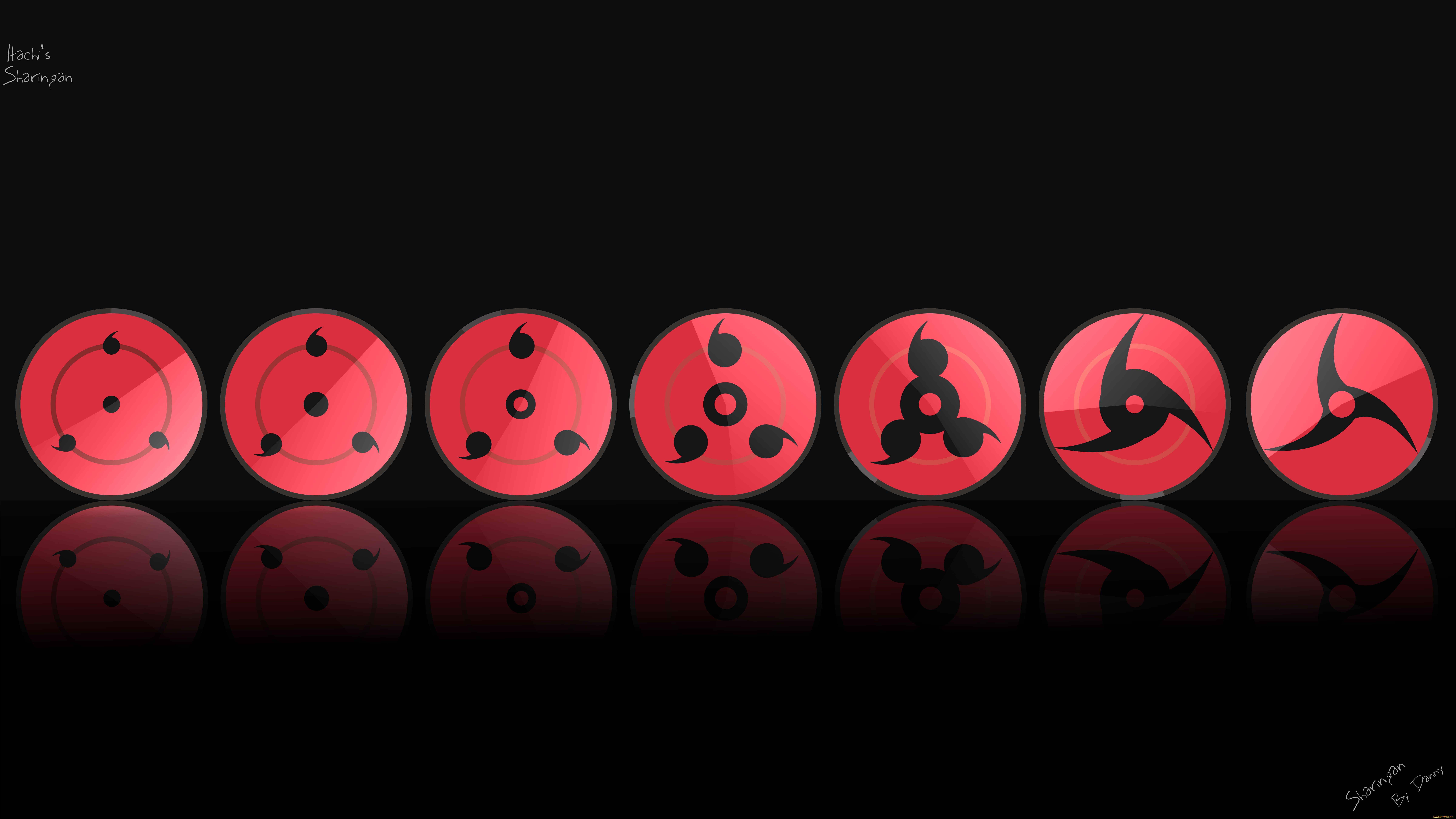 аниме, naruto, шаринган, рисунок, учиха, итачи