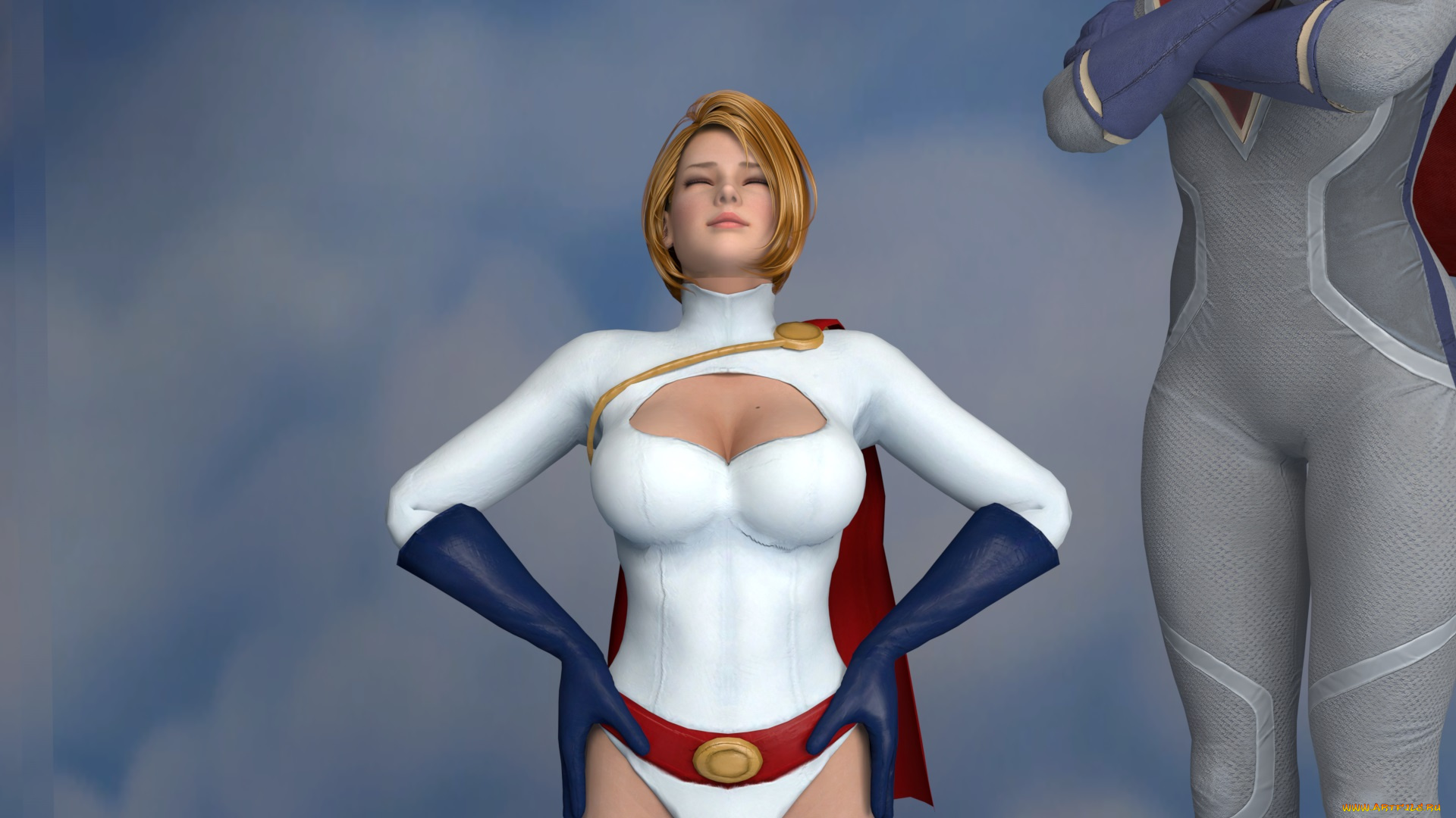 3д, графика, фантазия, , fantasy, фон, взгляд, девушка