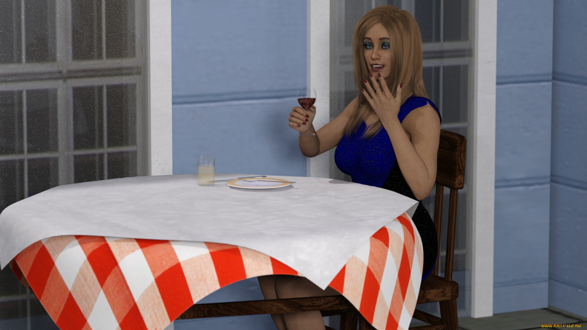 3д, графика, люди, , people, фон, взгляд, девушка