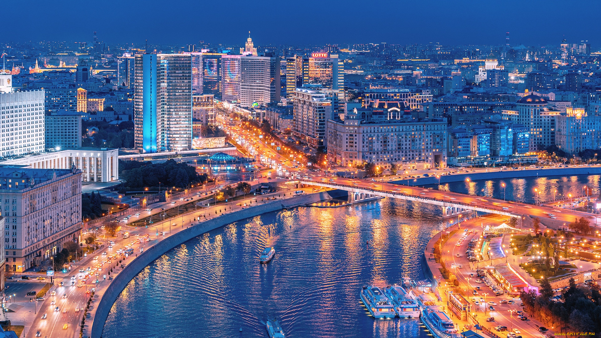 москва, города, москва, , россия, город, ночь, столица, огни