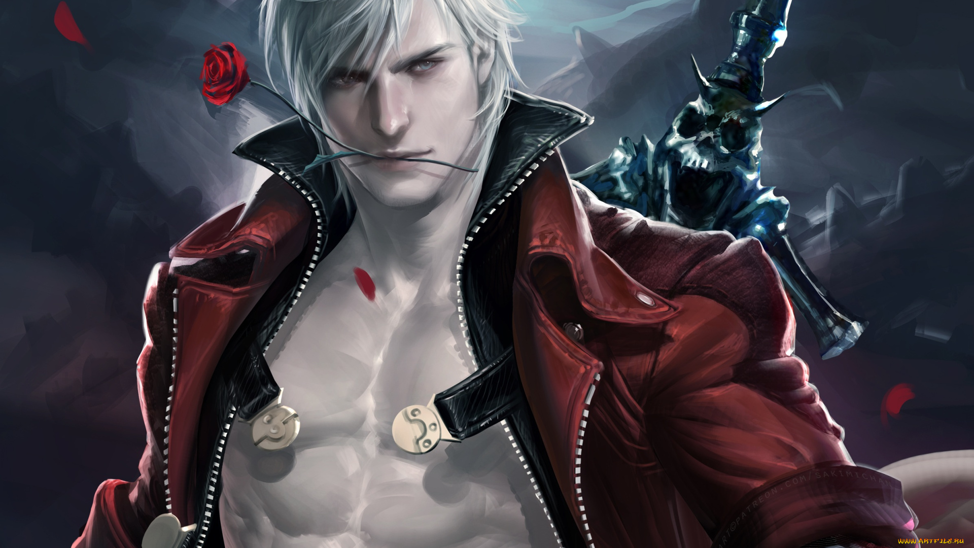 видео, игры, devil, may, cry, 5, данте