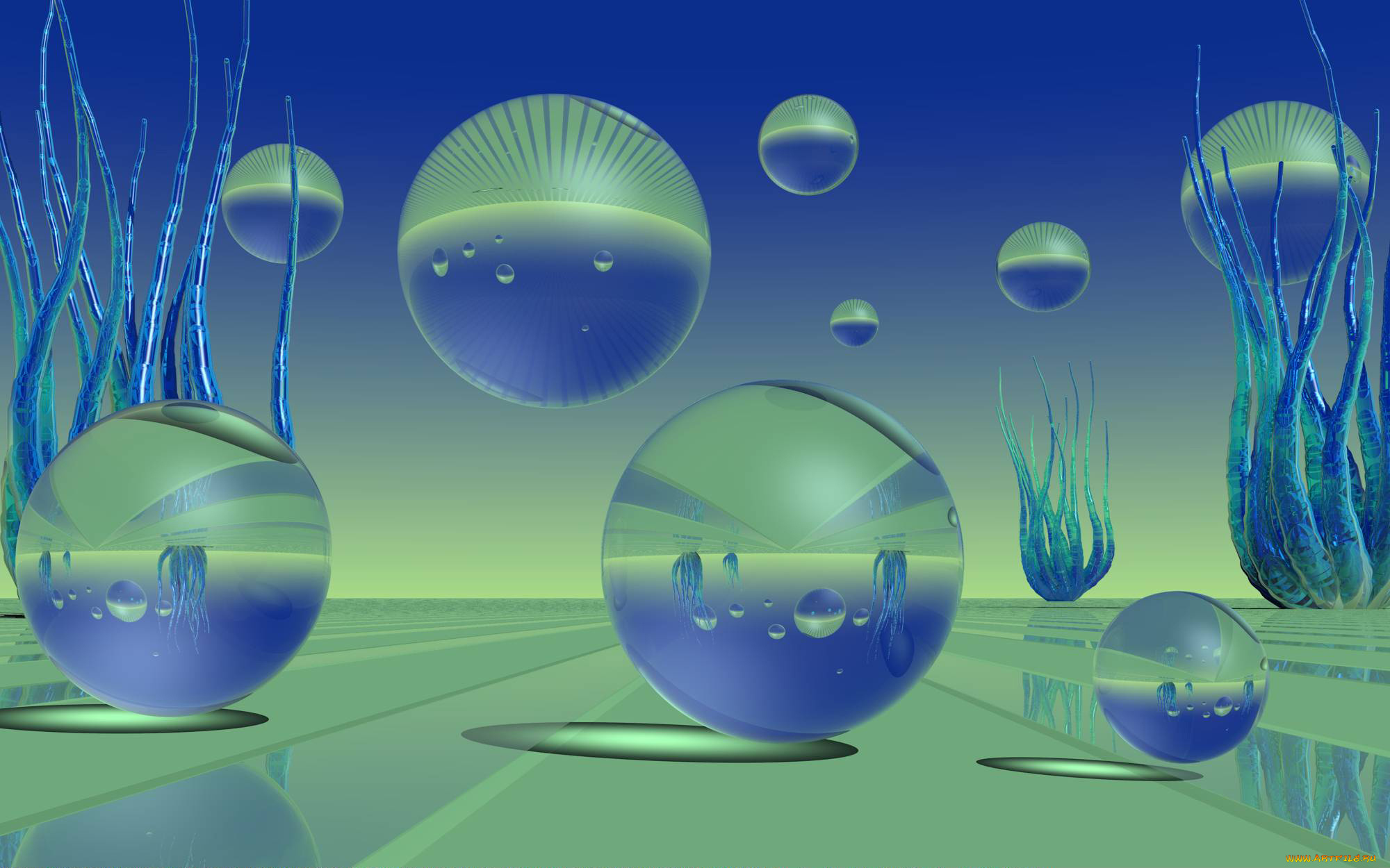 3д, графика, шары, , balls, фон, шары