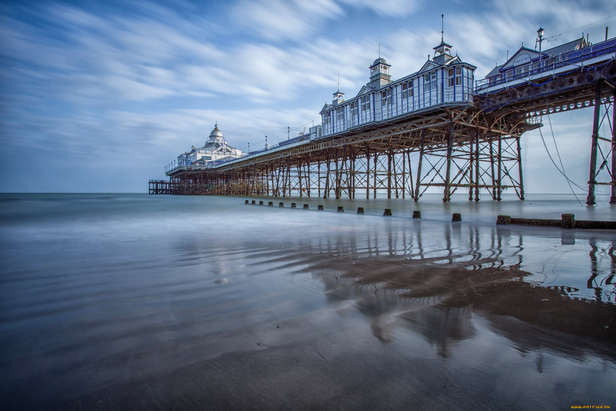 природа, побережье, простор