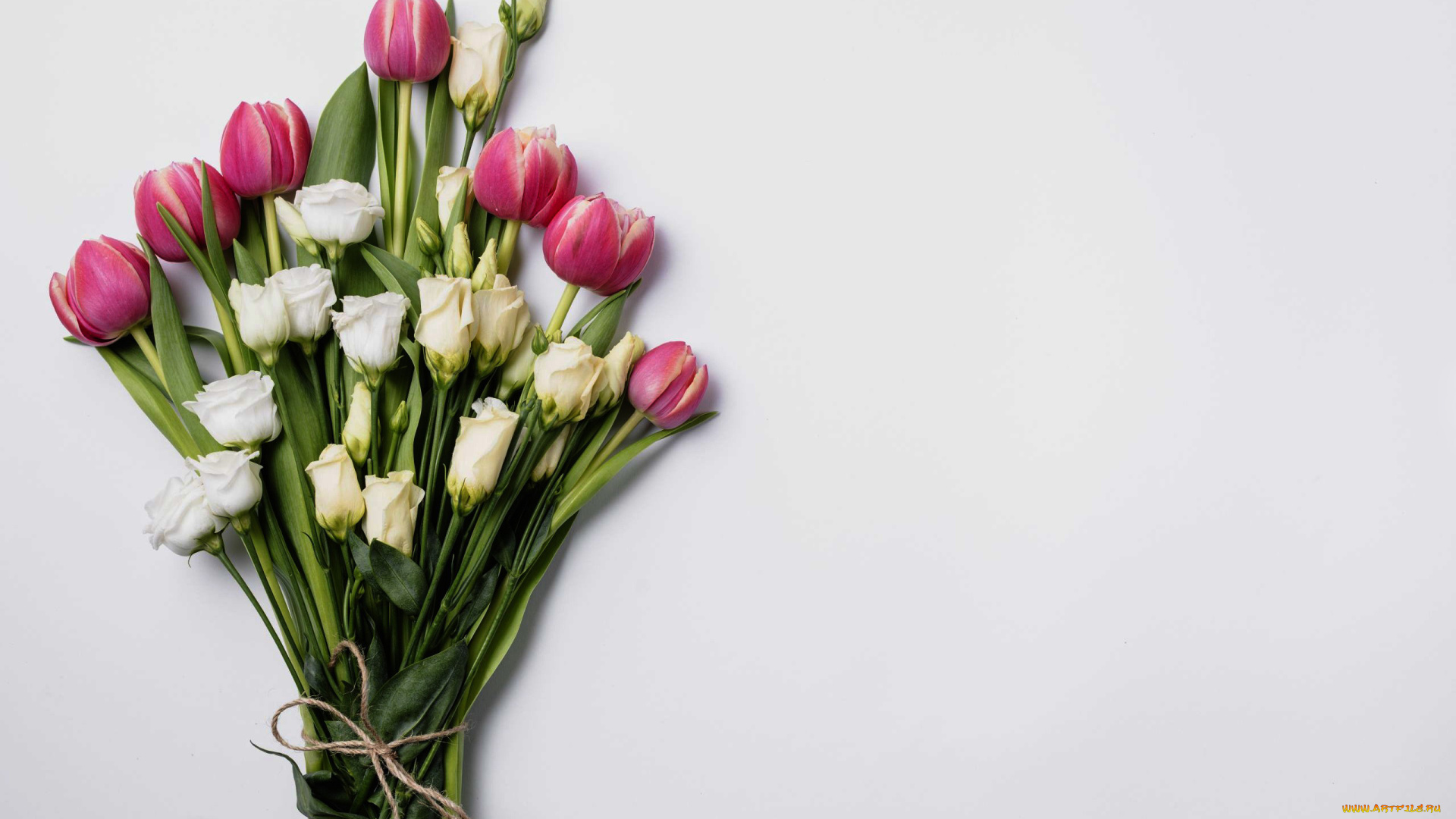 цветы, букеты, , композиции, тюльпаны, эустома, бутоны