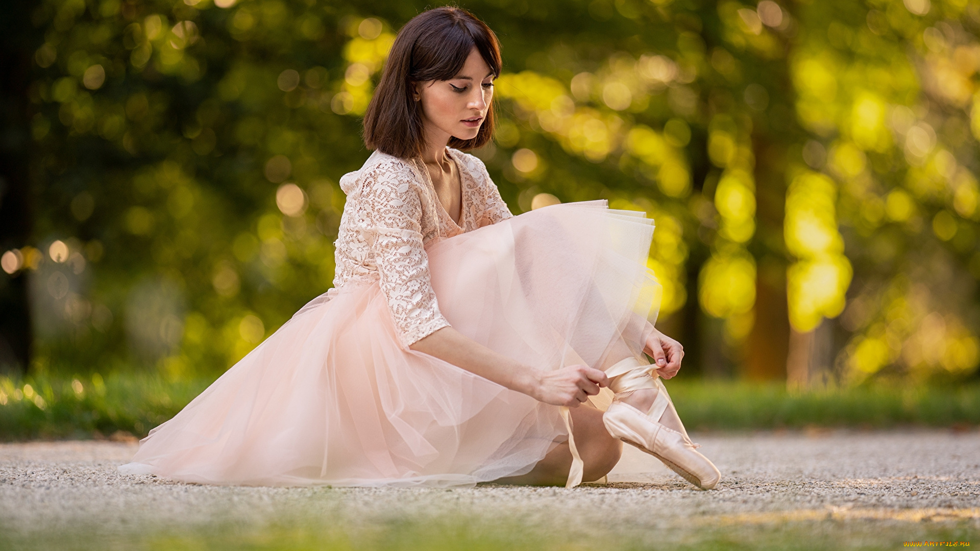 девушки, -, брюнетки, , шатенки, пуанты