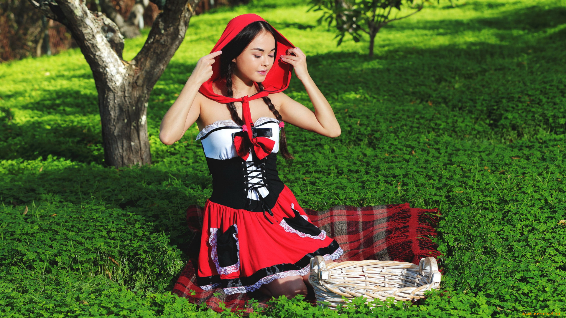 девушки, li, moon, косплей