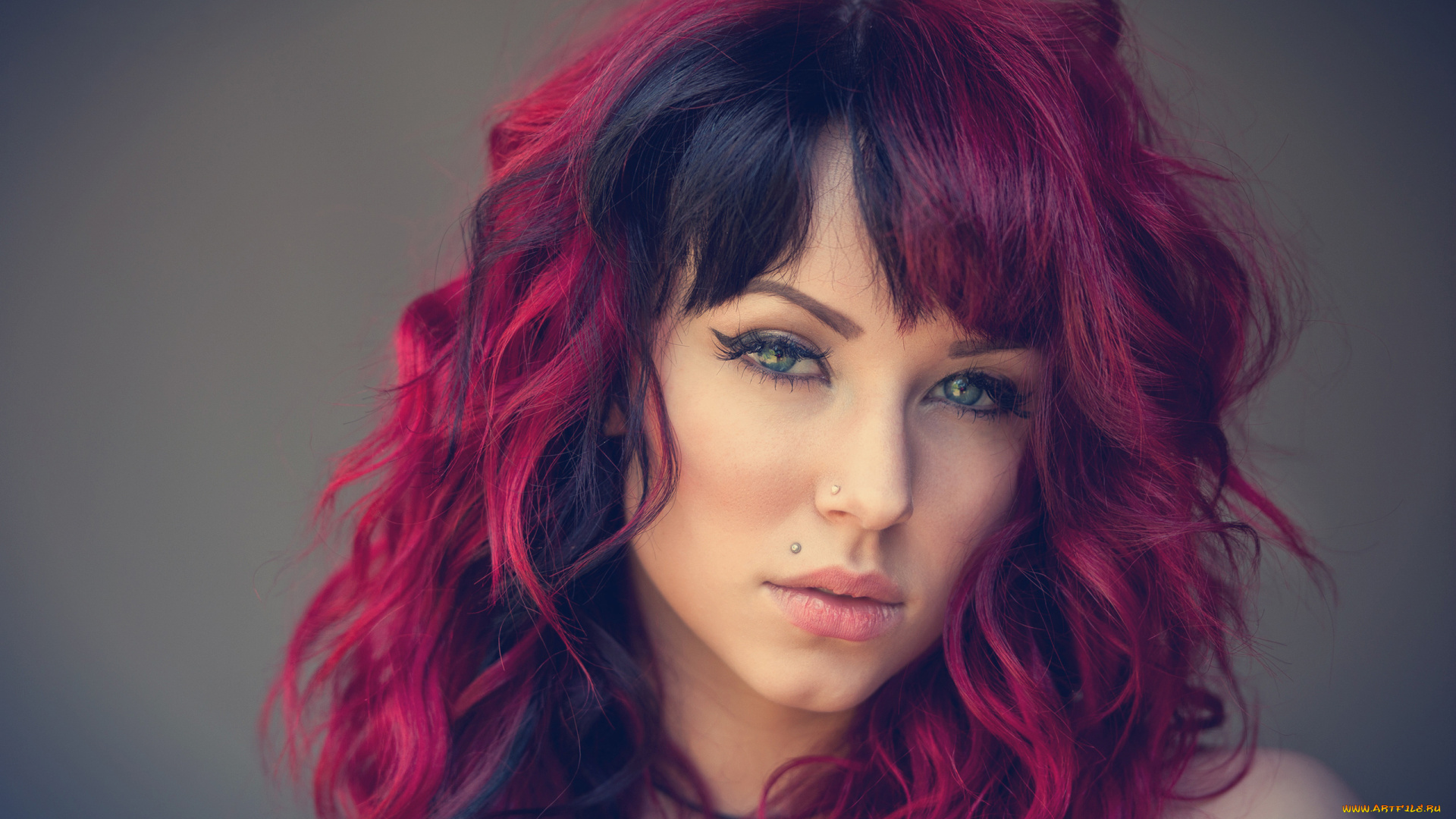 emma, howes, девушки, emma, howes, портрет, лицо, девушка, рыжеволосая, красотка, пирсинг, макияж, поза, причёска, крашеная, флирт