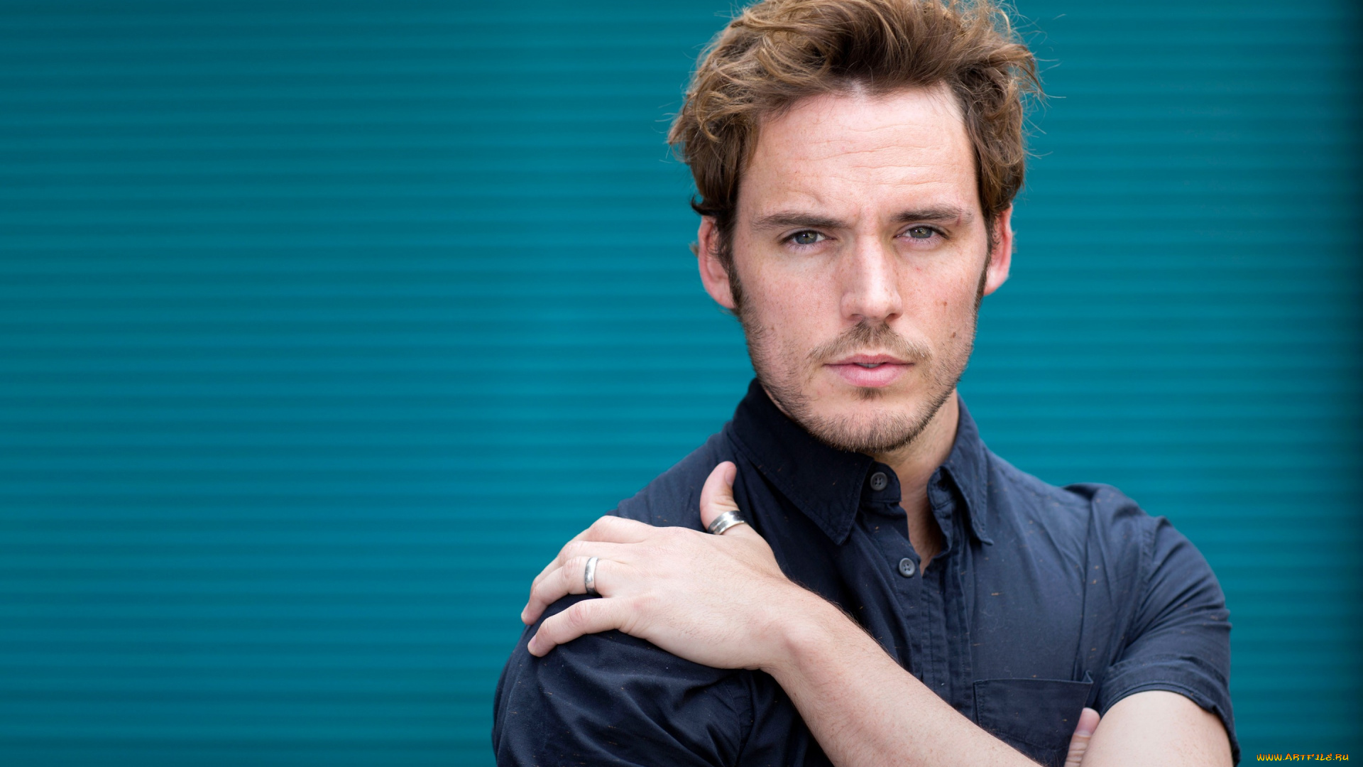 мужчины, sam, claflin, поза