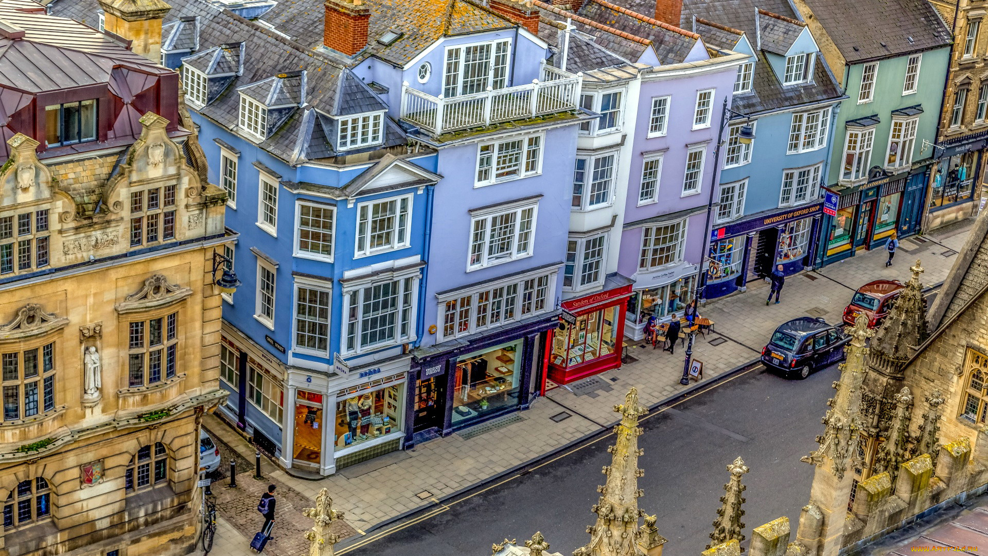 oxford, england, города, -, панорамы