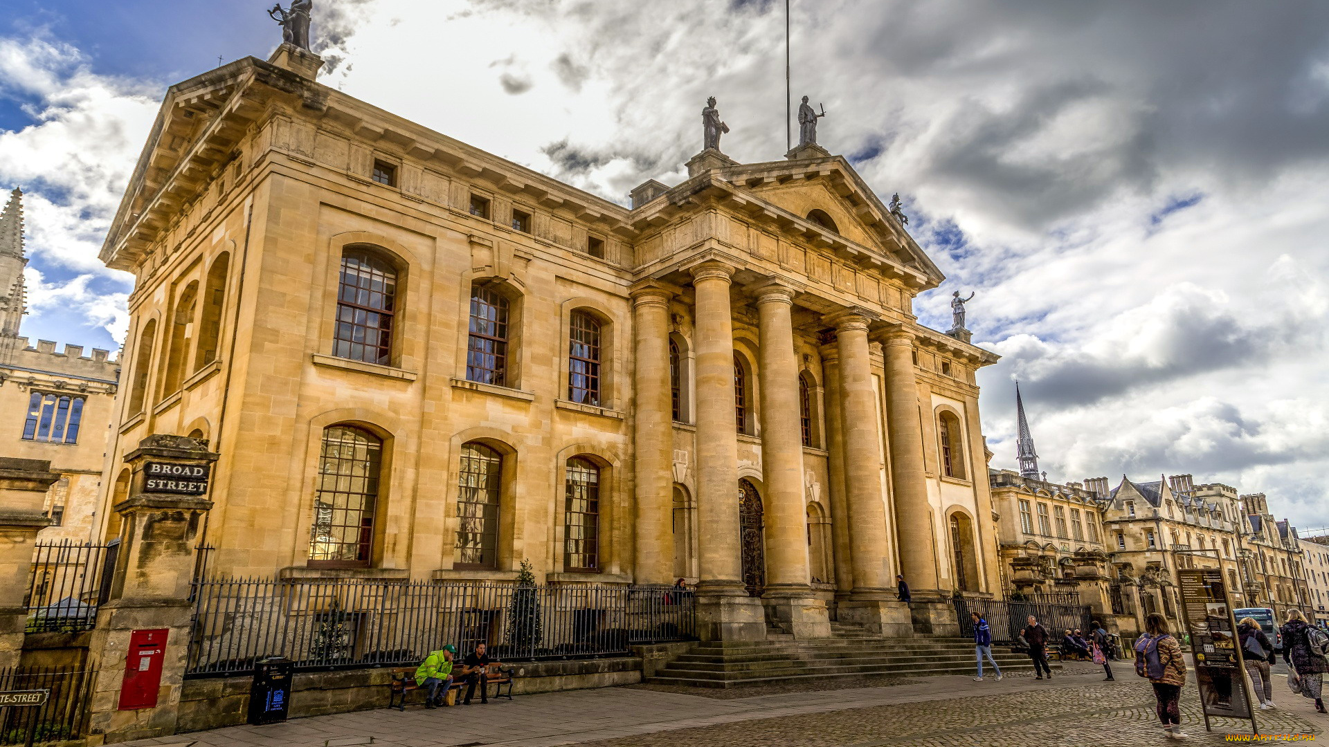 oxford, england, города, -, улицы, , площади, , набережные