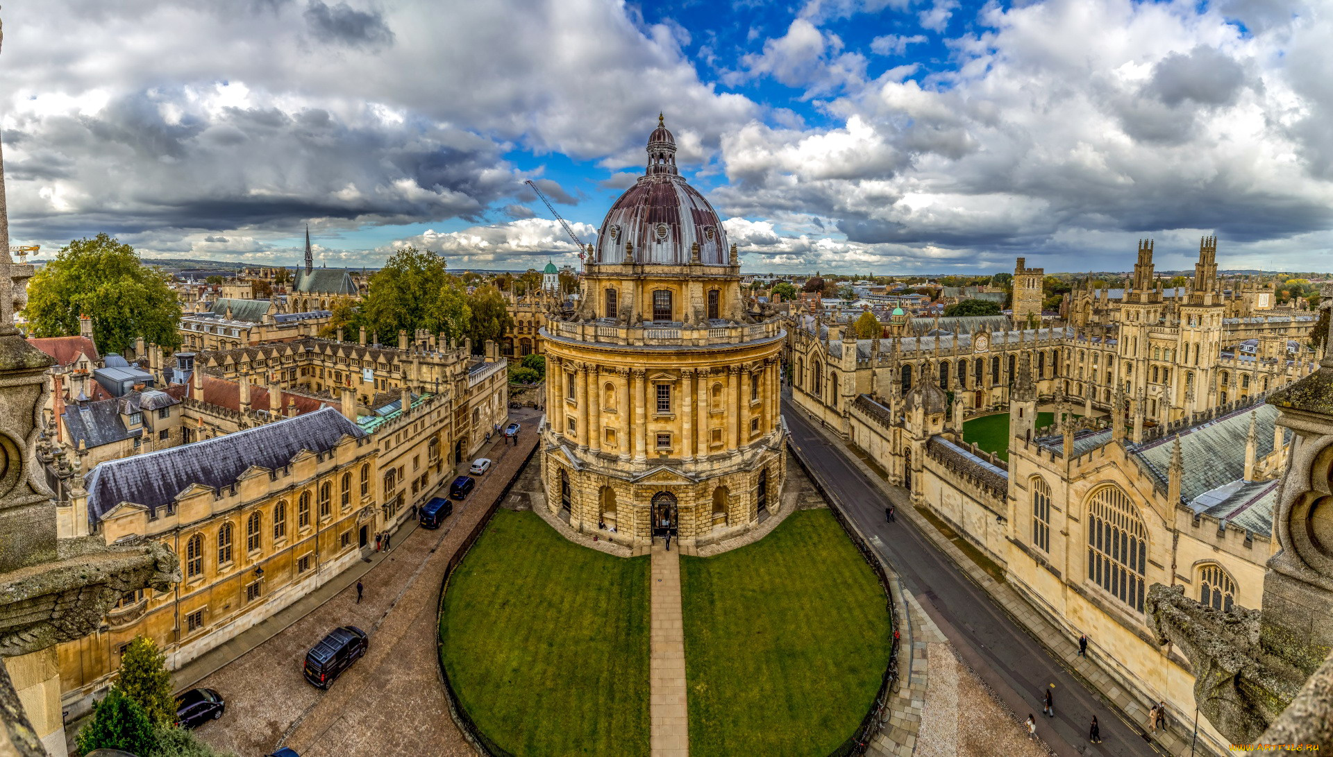 oxford, england, города, -, панорамы