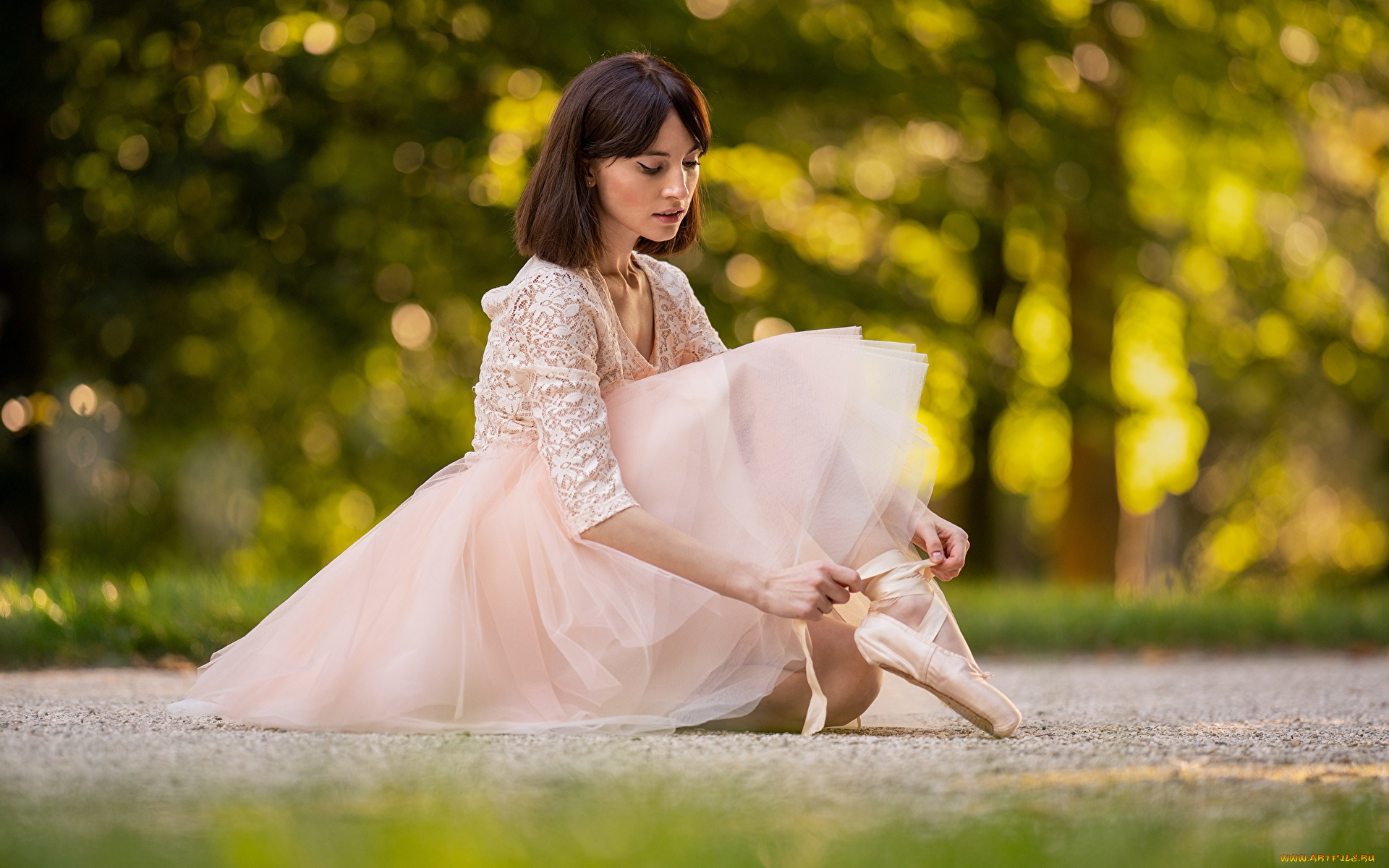 девушки, -, брюнетки, , шатенки, пуанты